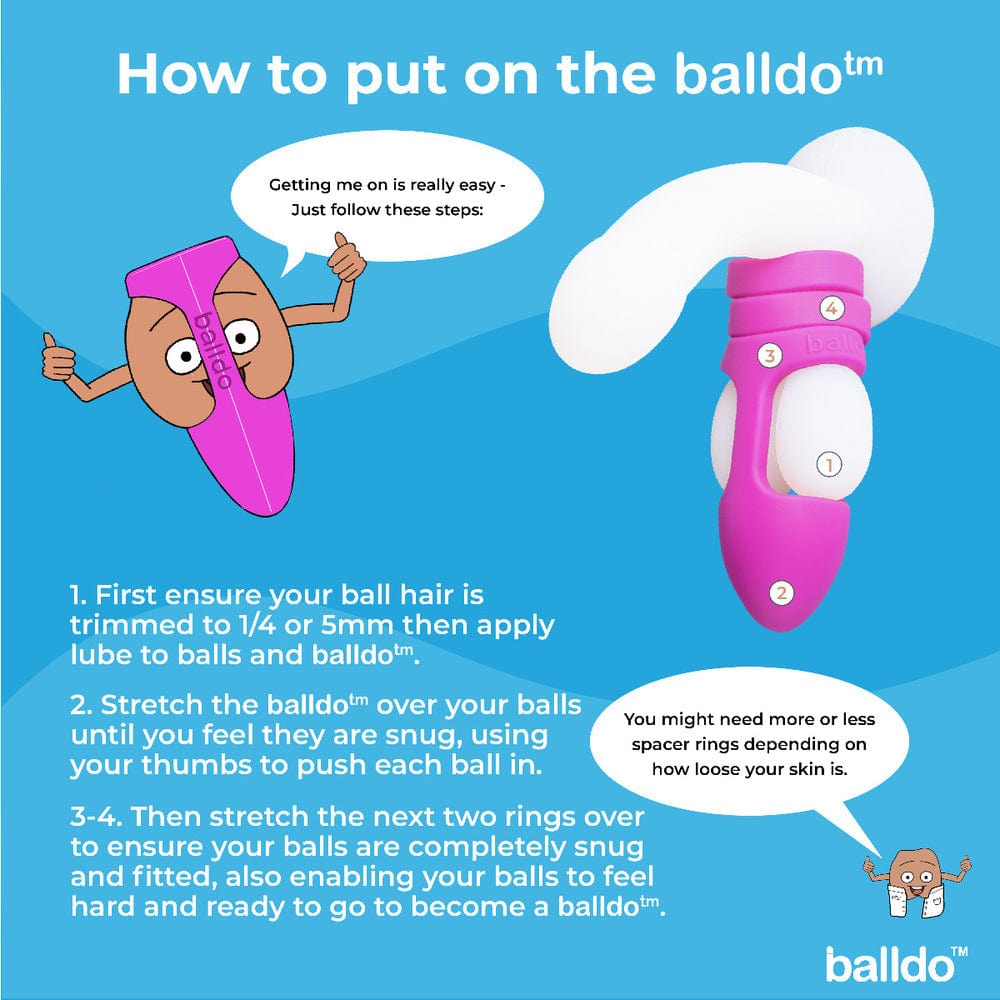 Balldo Balldo The Worlds First Ball Dildo Penis Sleeves