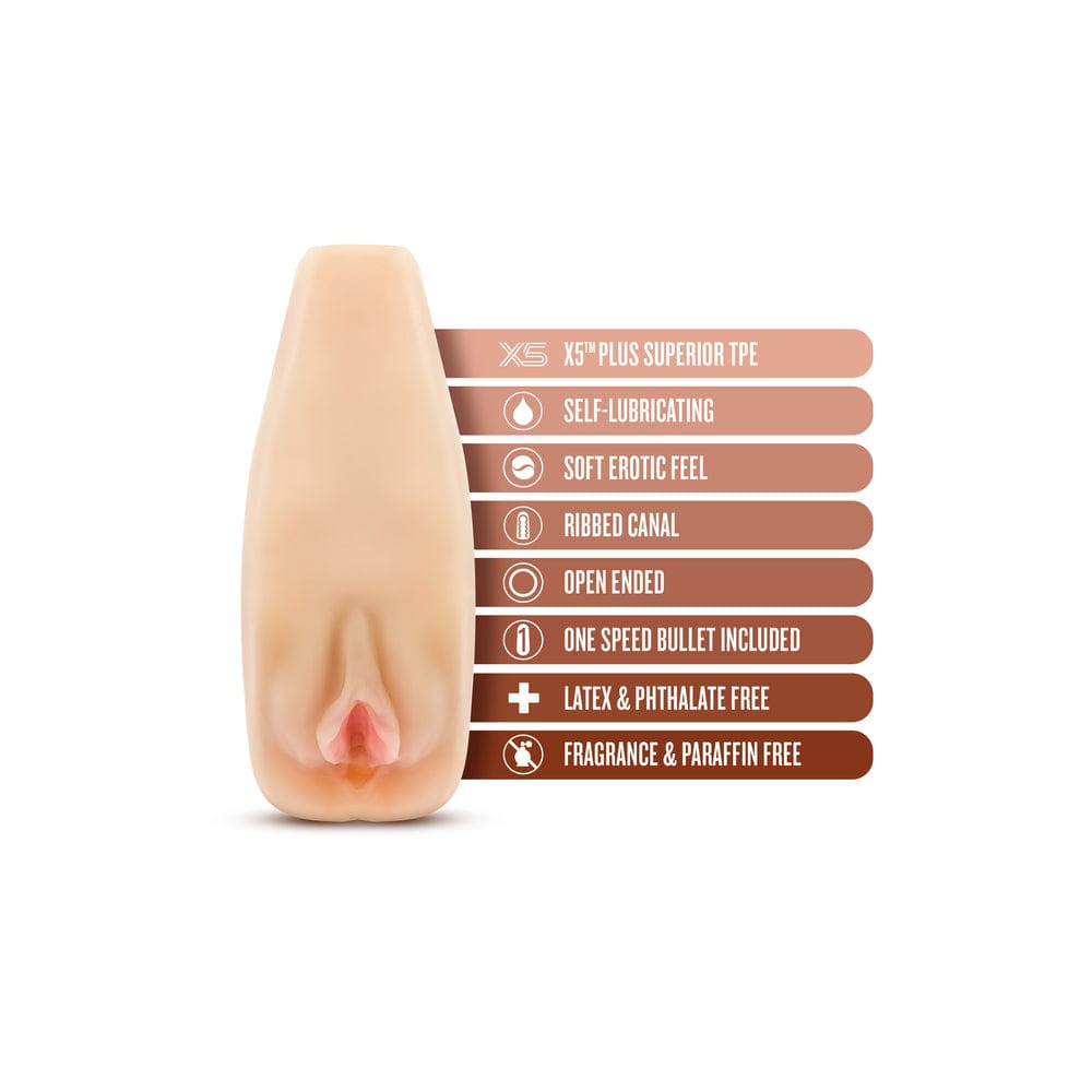 Blush Novelties M Elite Soft and Wet Natasha Self-Lubricating Masturbator Masturbators