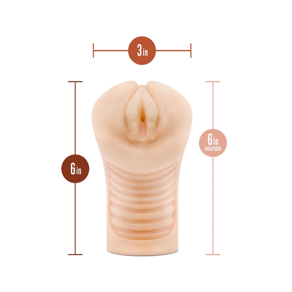 Blush Novelties M Elite Soft and Wet Annabella Self Lubricating Masturbator Vibrating Masturbators