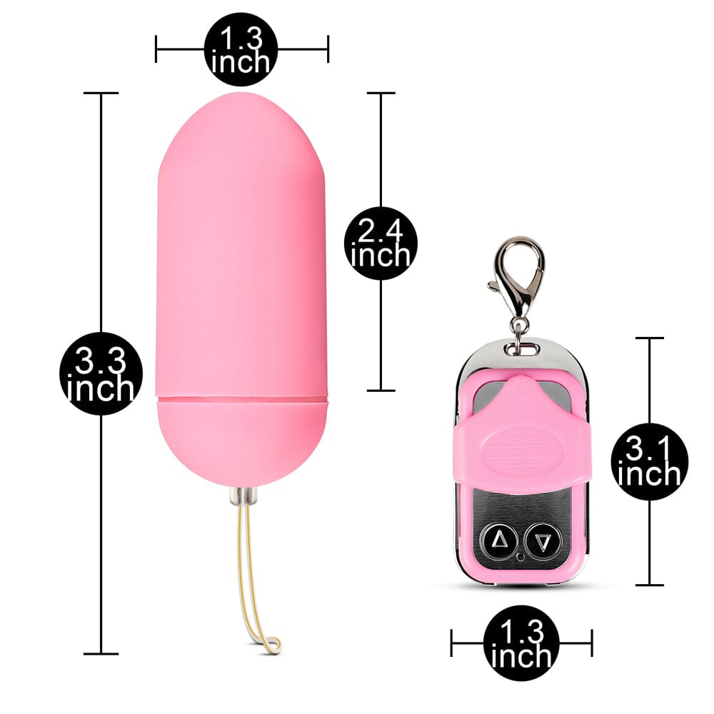 BonneAmour 10 Function Remote Control Vibrating Pink Love Egg