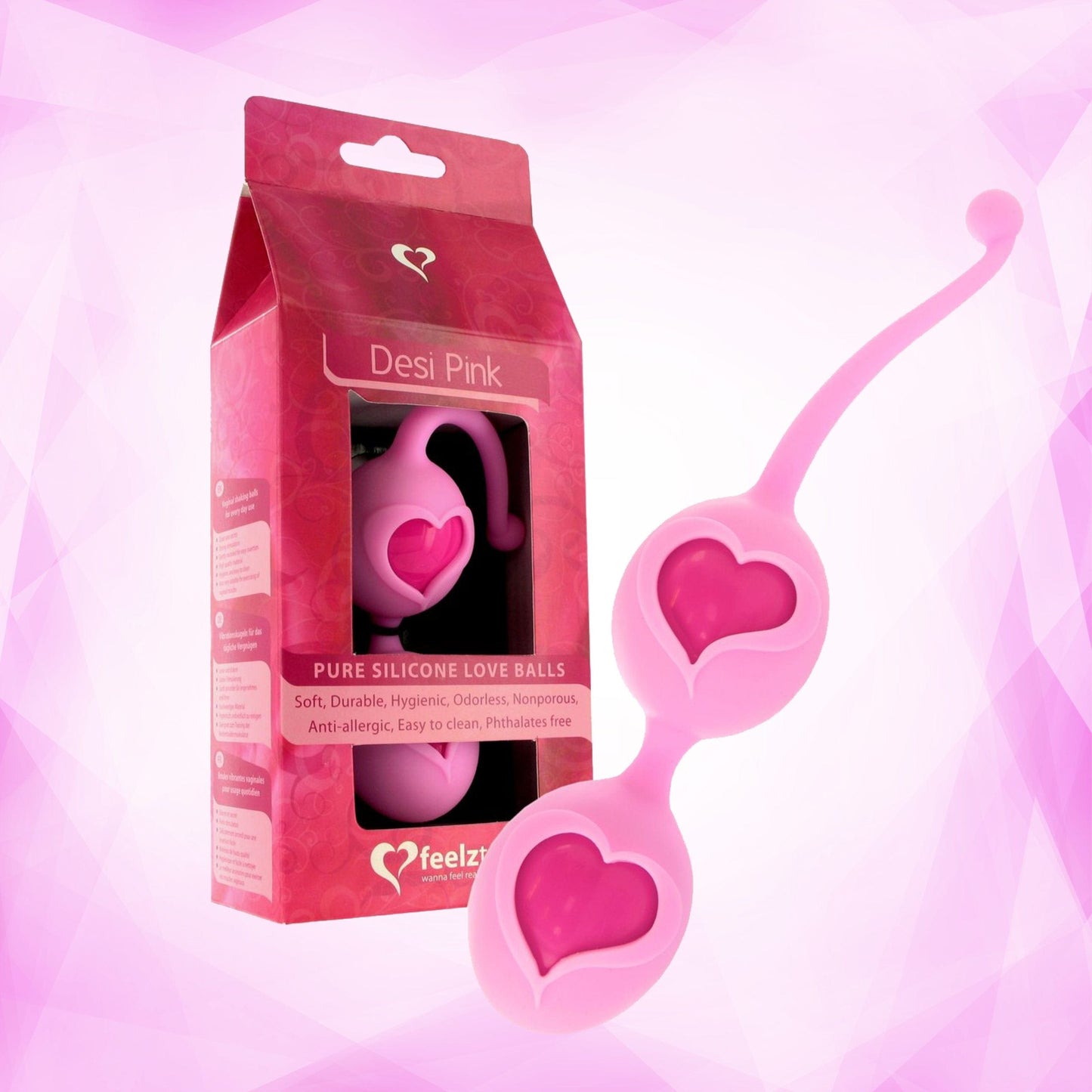 BonneAmour FeelzToys Desi Love Balls Pink Orgasm Balls