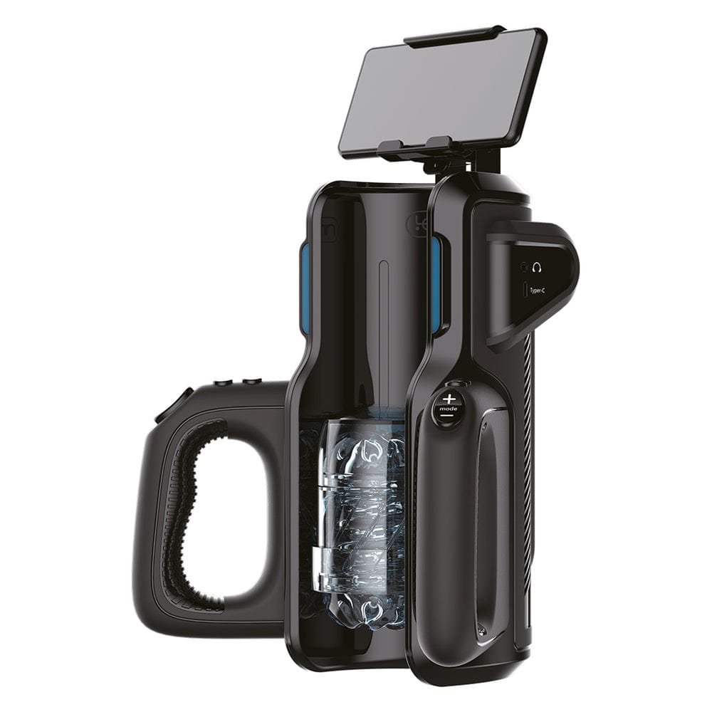 BonneAmour Leten Super Thrusting Masturbator with Phone Mount Vibrating Masturbators