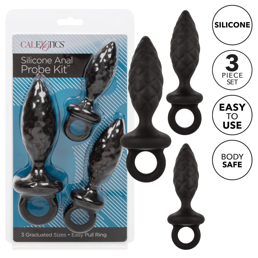 CalExotics 3 Piece Silicone Anal Probe Kit Anal Probes
