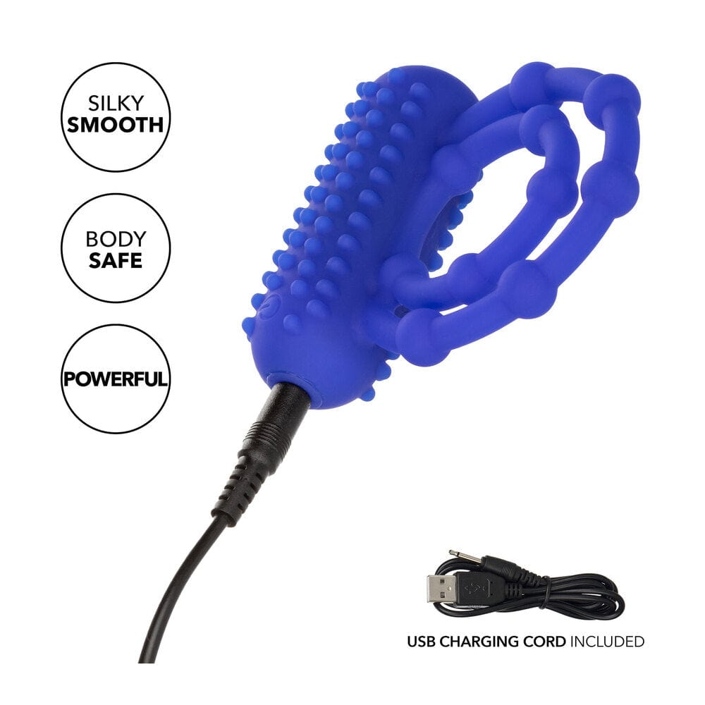 CalExotics 10 Bead Maximus Rechargeable Cock Ring Cock Ring