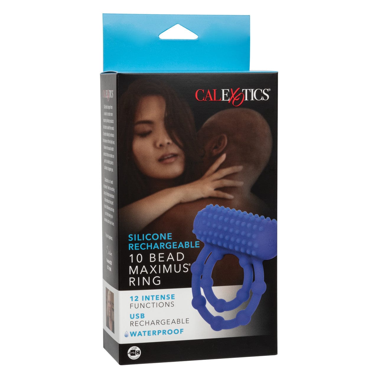 CalExotics 10 Bead Maximus Rechargeable Cock Ring Cock Ring