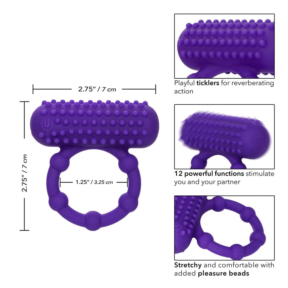 CalExotics 5 Bead Maximus Rechargeable Cock Ring Cock Ring