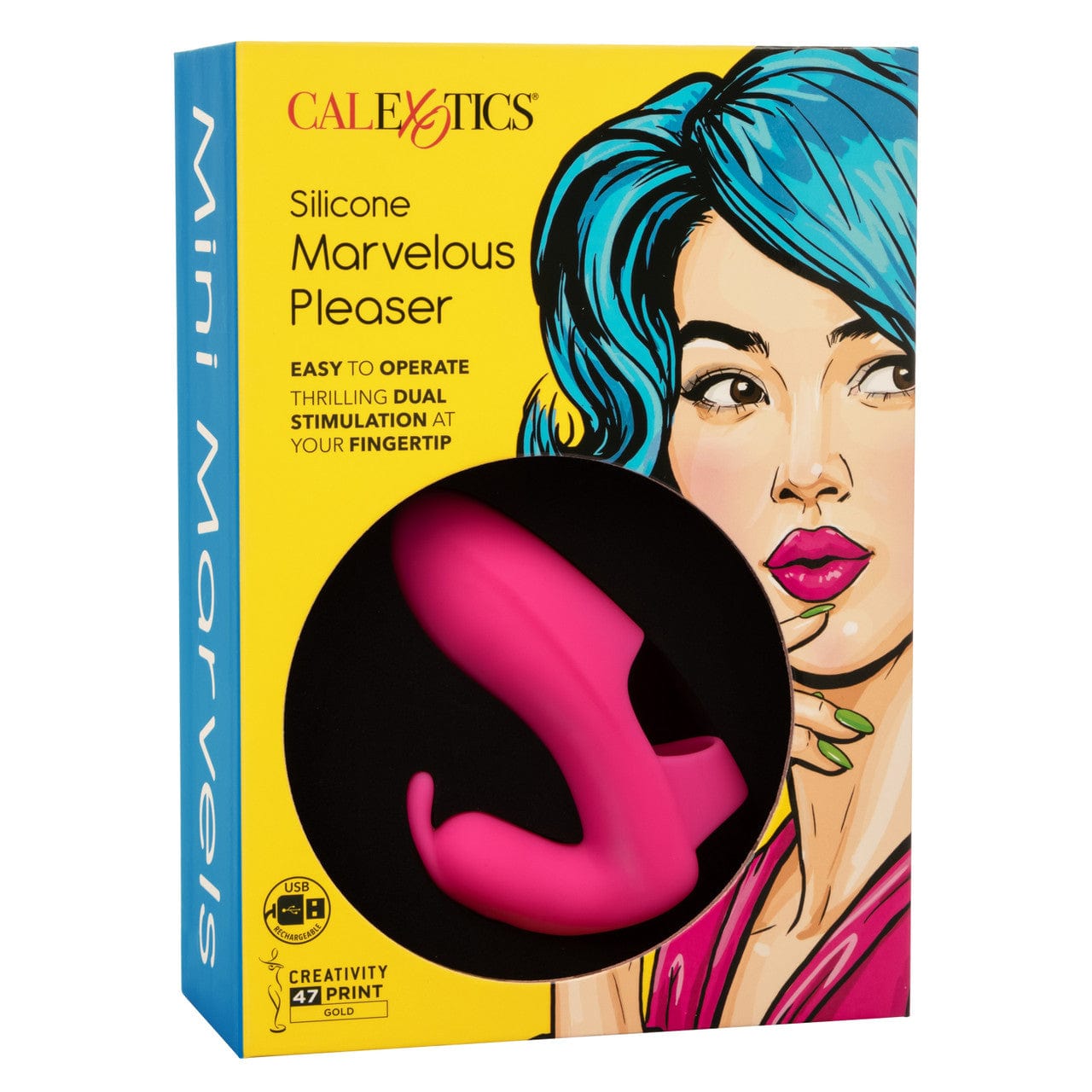 CalExotics Marvelous Pleaser Rabbit Finger Vibrator Finger Vibrator