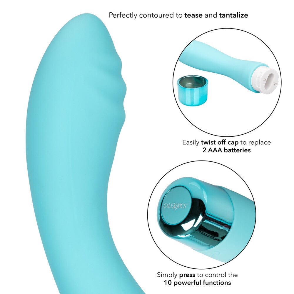 CalExotics Eden Ripple Silicone G-Spot Vibrator G-Spot Vibrator