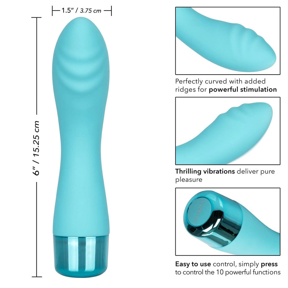 CalExotics Eden Ripple Silicone G-Spot Vibrator G-Spot Vibrator