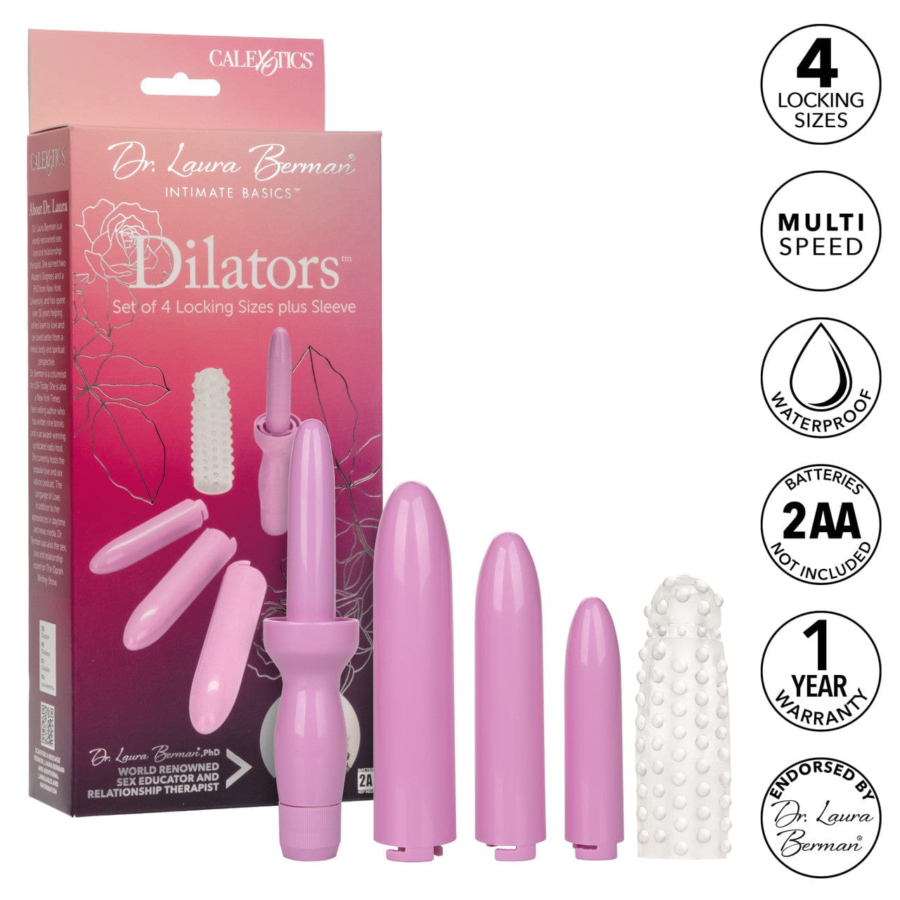 CalExotics Berman Center Dilator Set Kegel Exercise