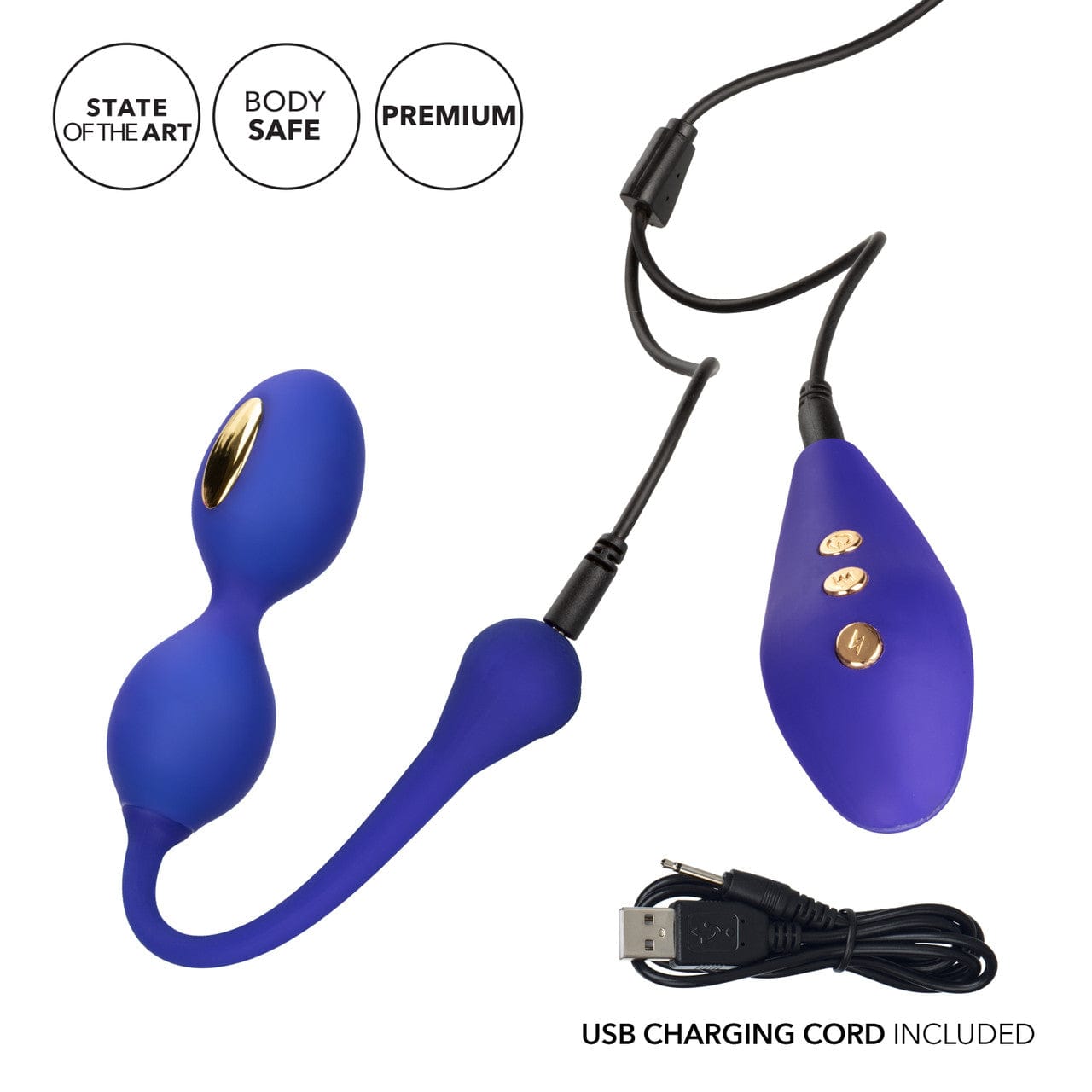 CalExotics Impulse Intimate E-Stim Remote Dual Kegel Exerciser Kegel Exercise