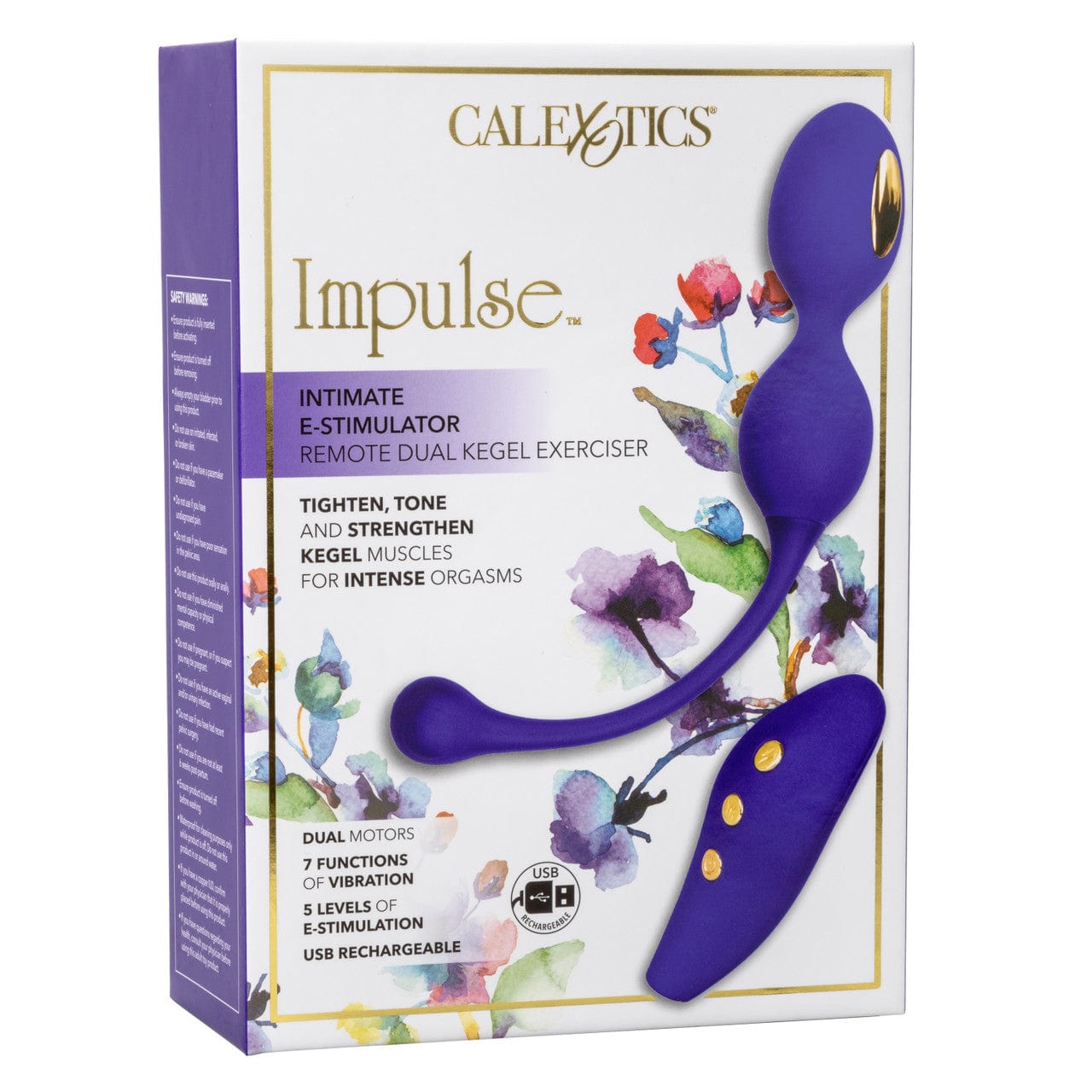 CalExotics Impulse Intimate E-Stim Remote Dual Kegel Exerciser Kegel Exercise