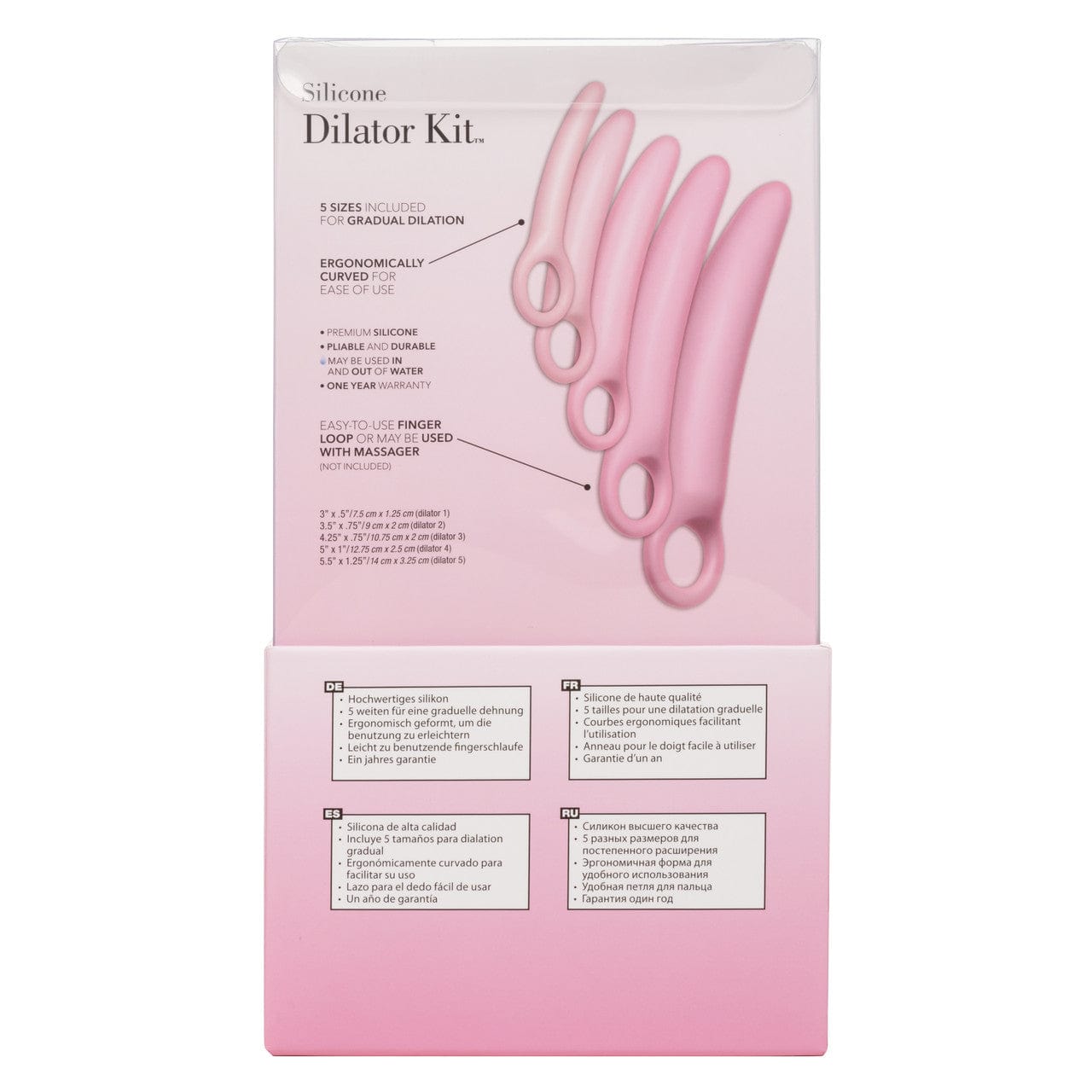 CalExotics Inspire Silicone Dilator Kit Kegel Exercise