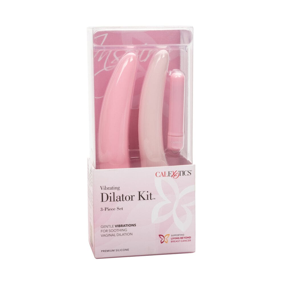 CalExotics Inspire Silicone Vibrating Dilator Kit 3 Piece Set Kegel Exercise