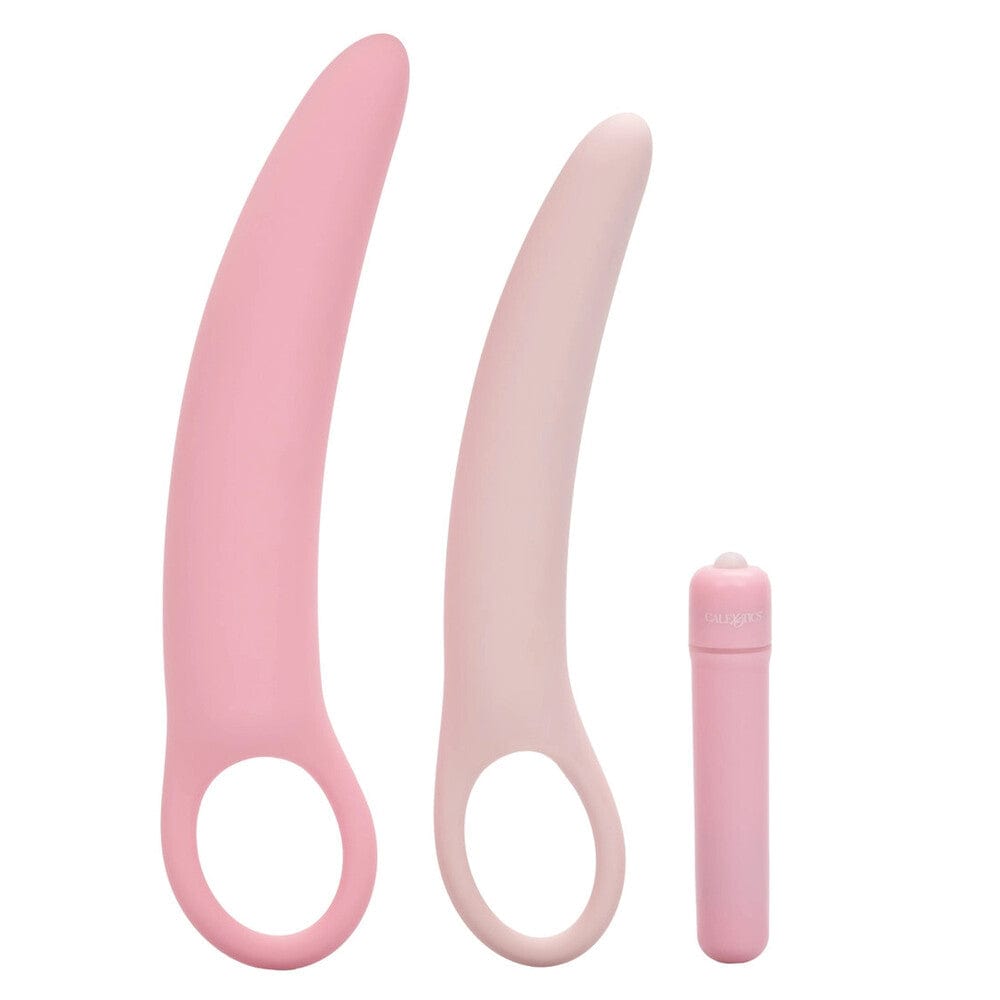 CalExotics Inspire Silicone Vibrating Dilator Kit 3 Piece Set Kegel Exercise