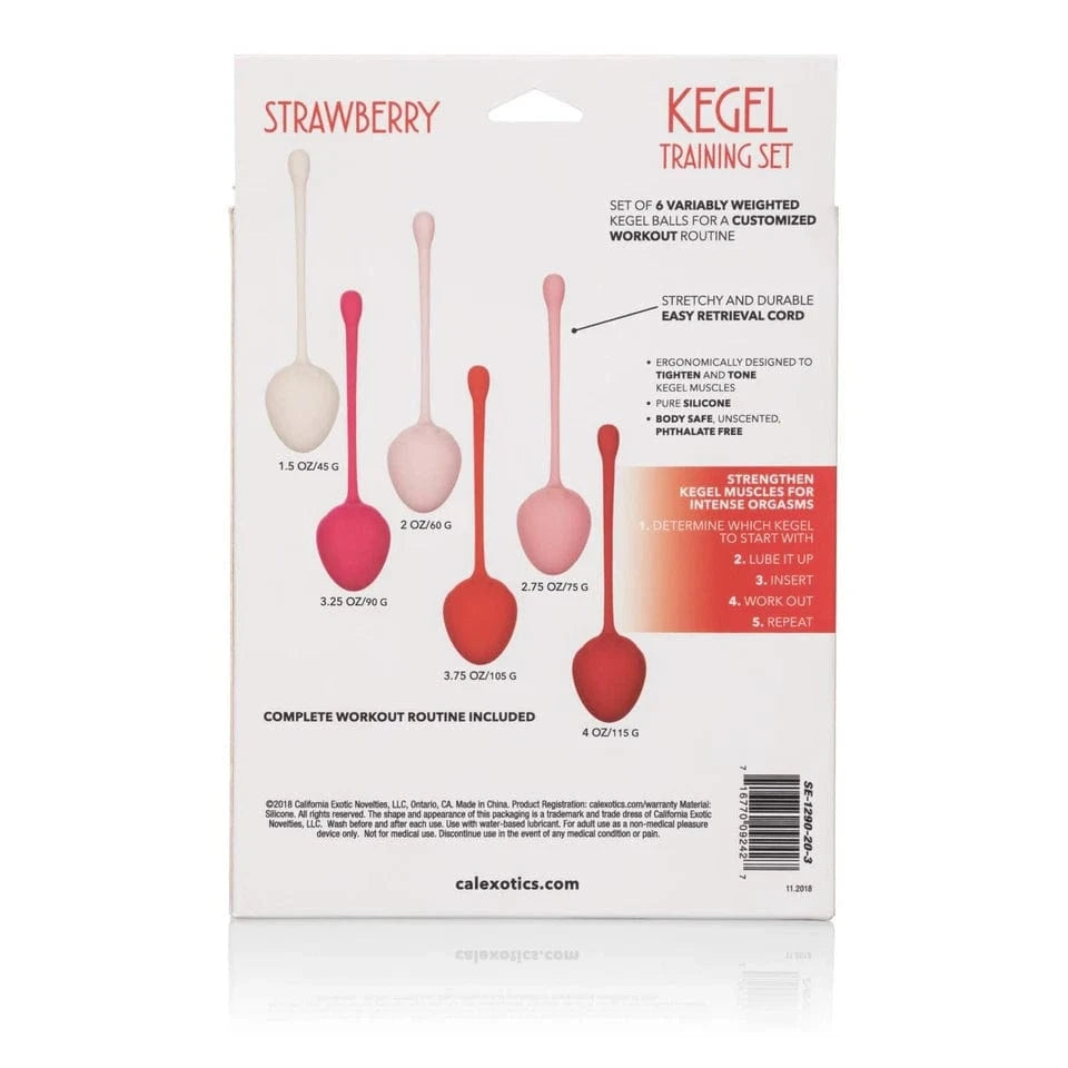 CalExotics Kegel Training Set Strawberry Kegel Exercise