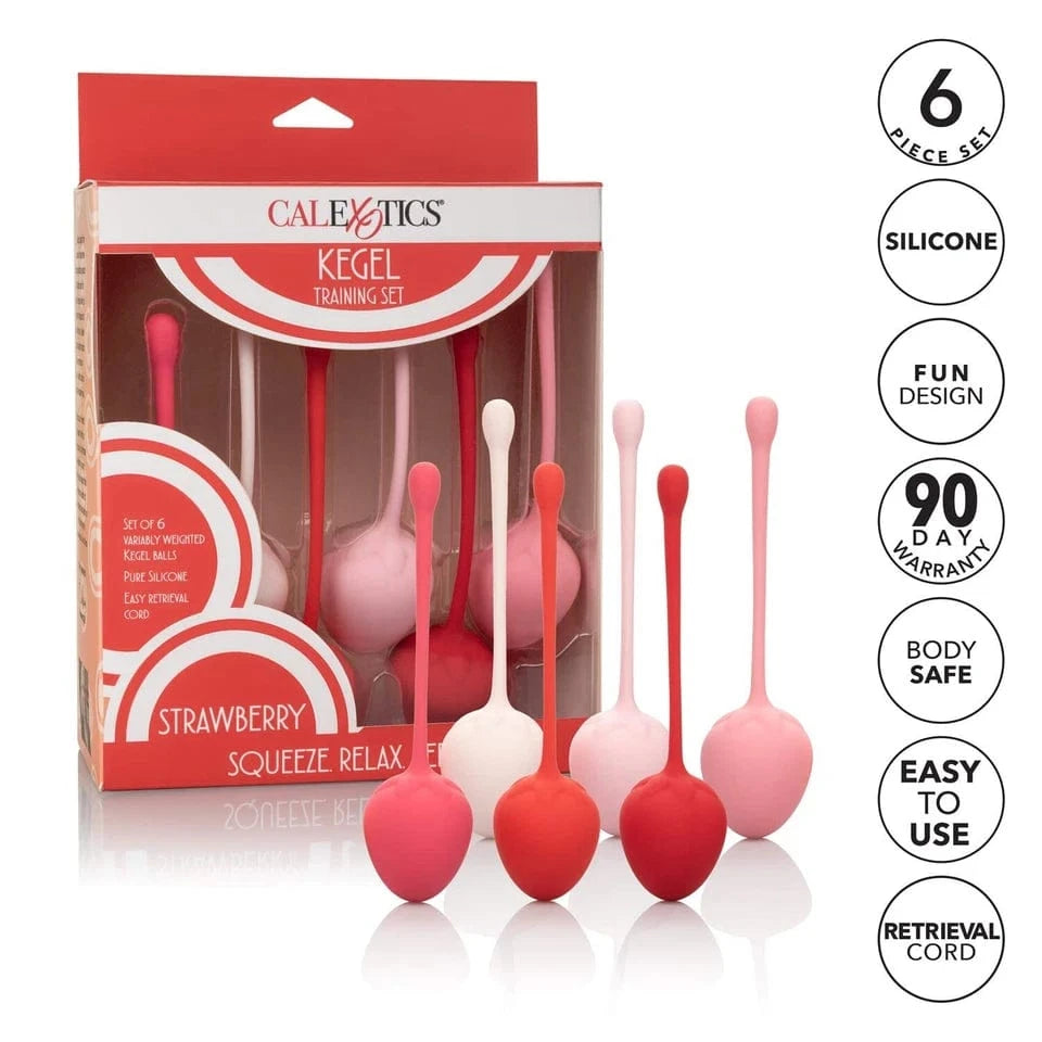 CalExotics Kegel Training Set Strawberry Kegel Exercise