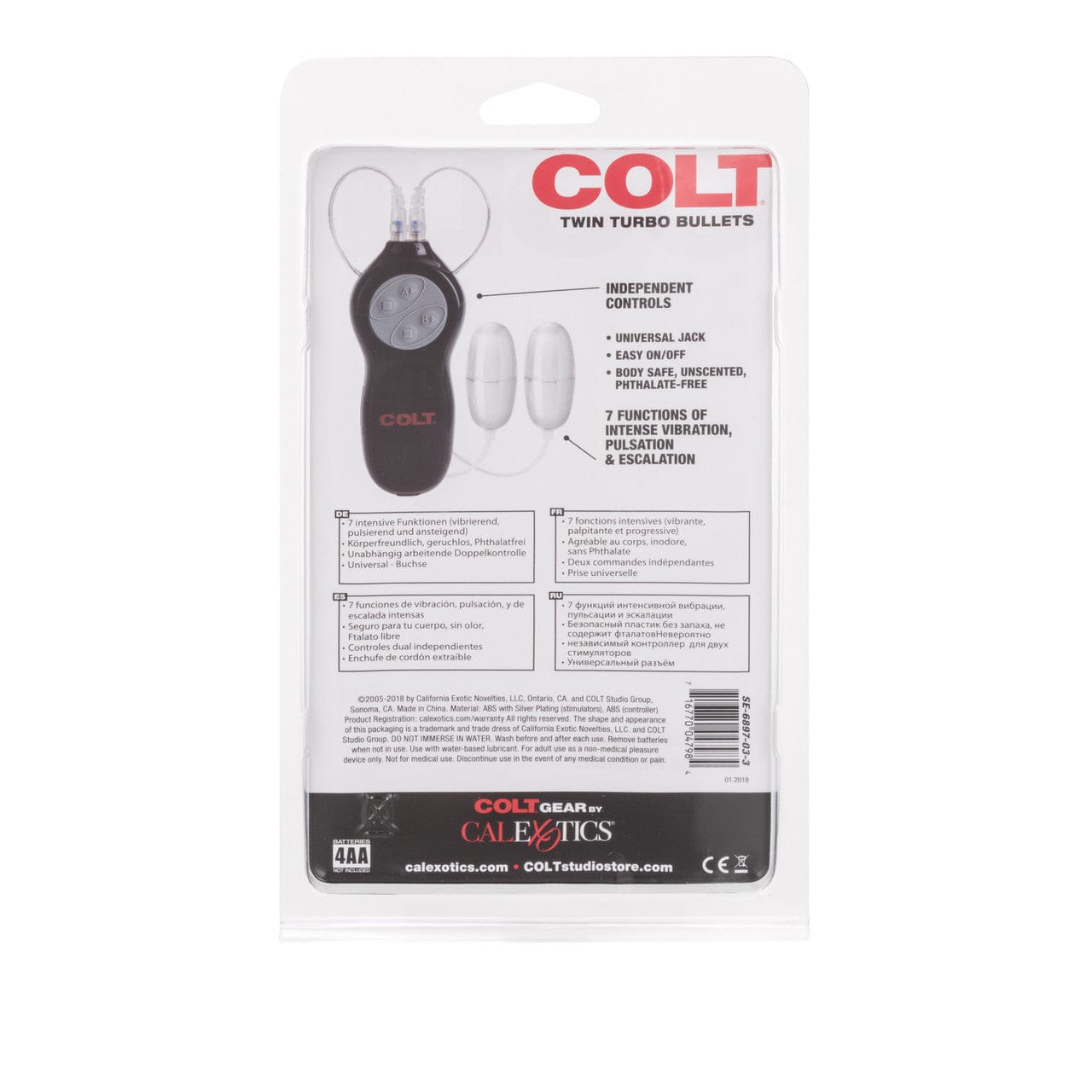 CalExotics COLT Twin Turbo Bullets Love Egg