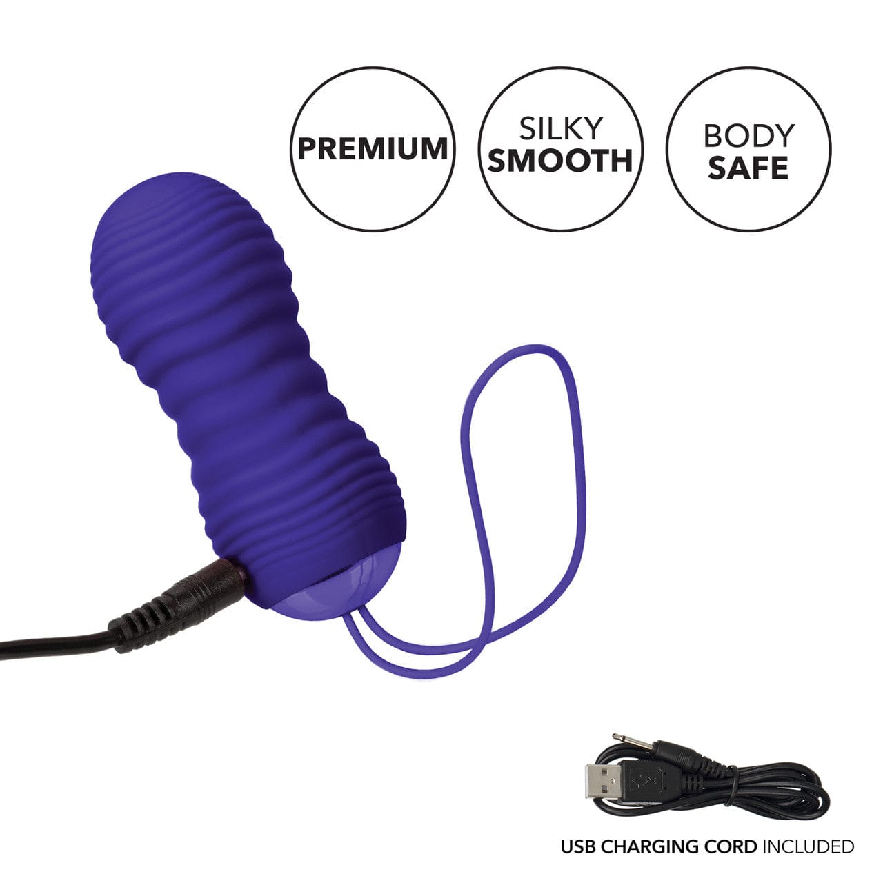 CalExotics Slay #ThrustMe Remote Control Ribbed Bullet Love Egg