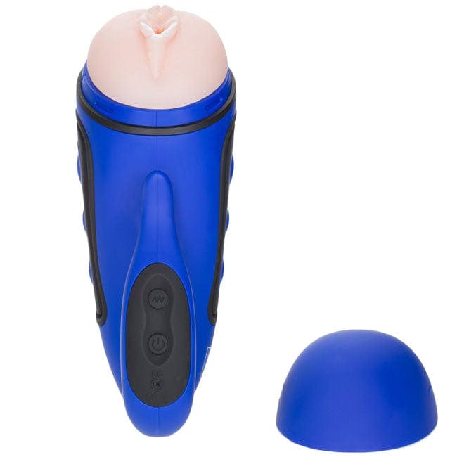 CalExotics Apollo Alpha Stroker 2 Rechargeable Blue Masturbator Masturbators