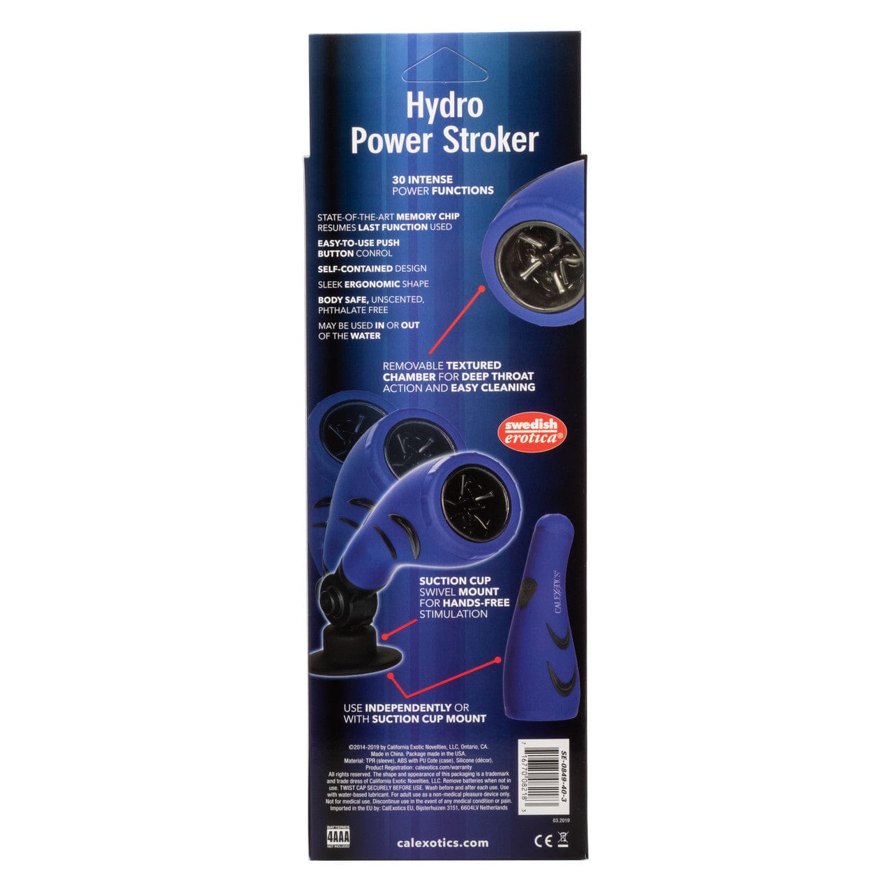 CalExotics CalExotics Hydro Power Stroker Blue Masturbators