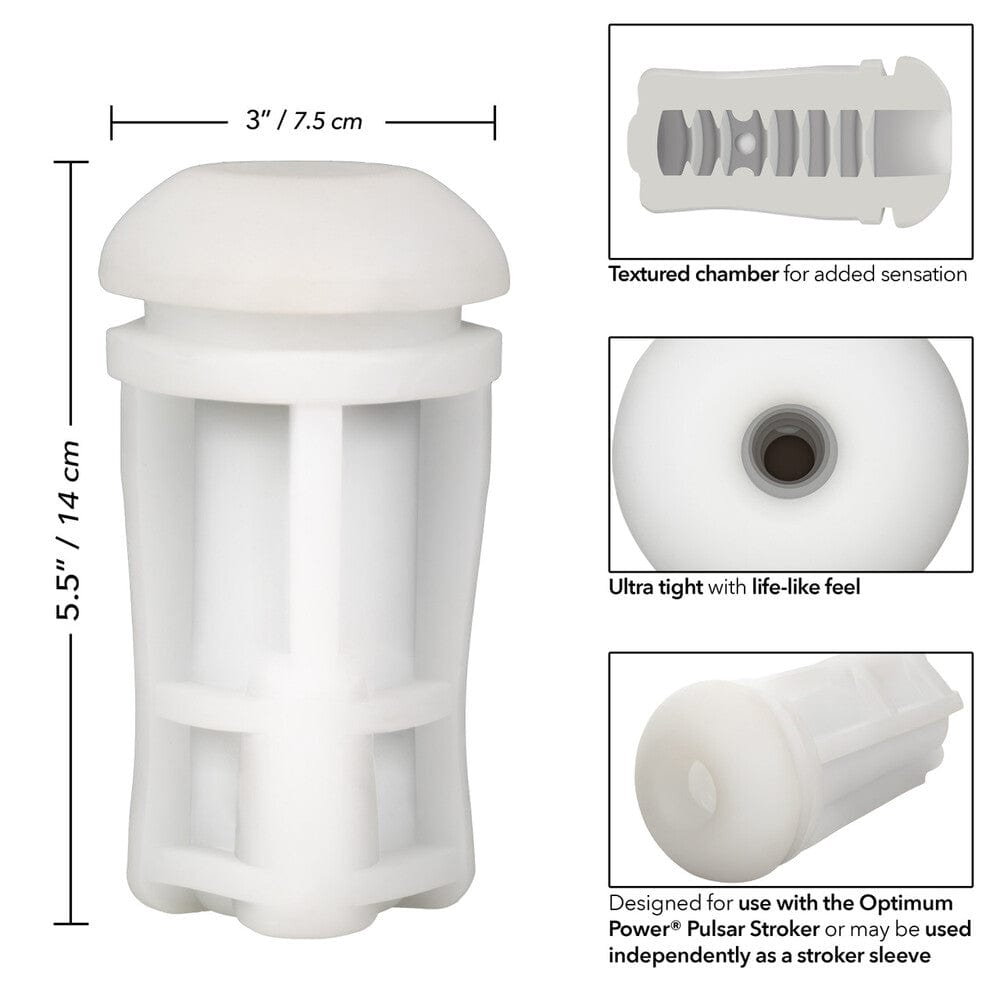 CalExotics Optimum Power Pulsar Stroker Replacement Sleeve Masturbators