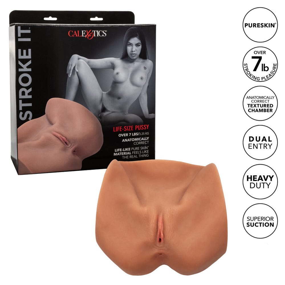 CalExotics Stroke It Life Size Pussy Masturbators