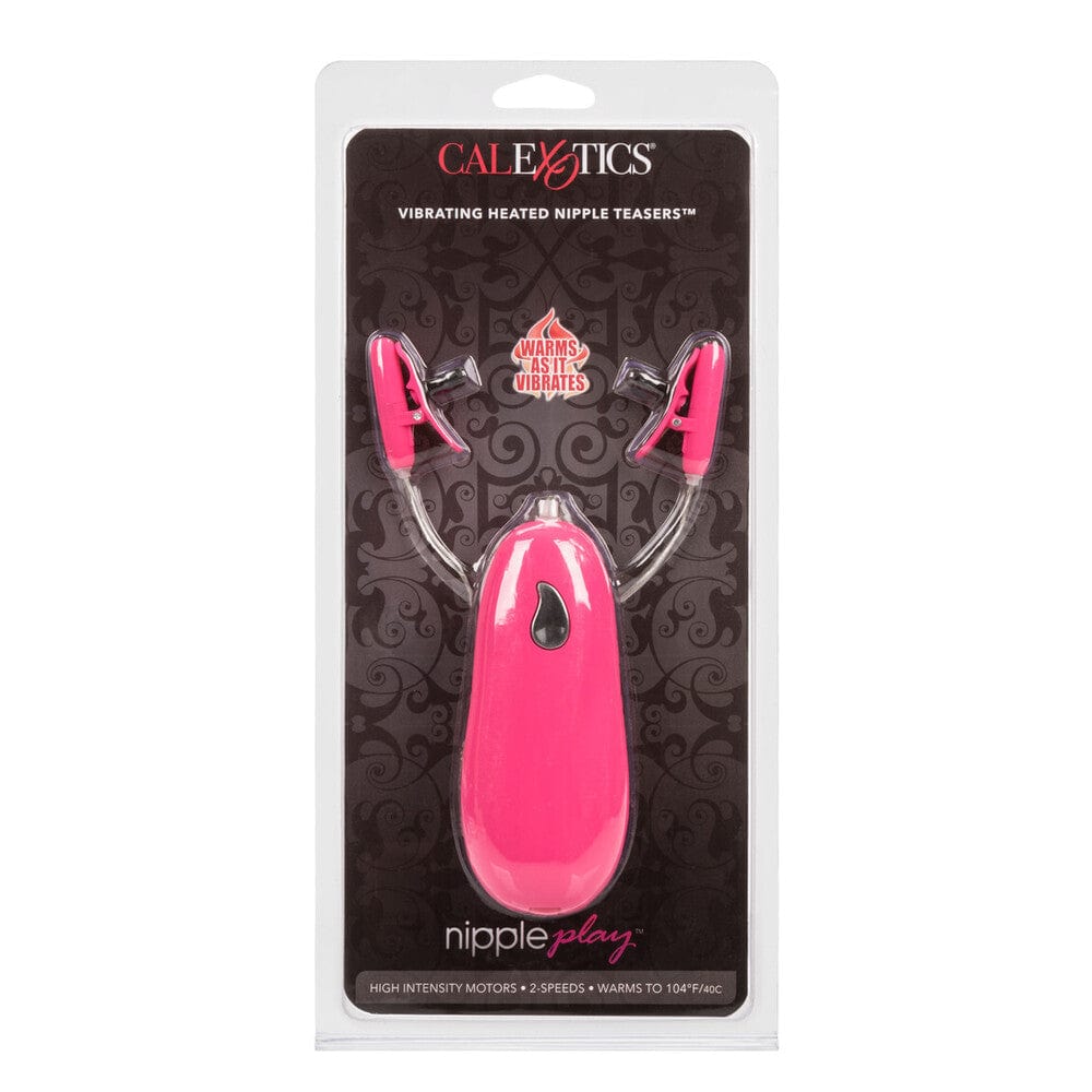 CalExotics Heated Vibrating Nipple Teasers Nipple Vibrator