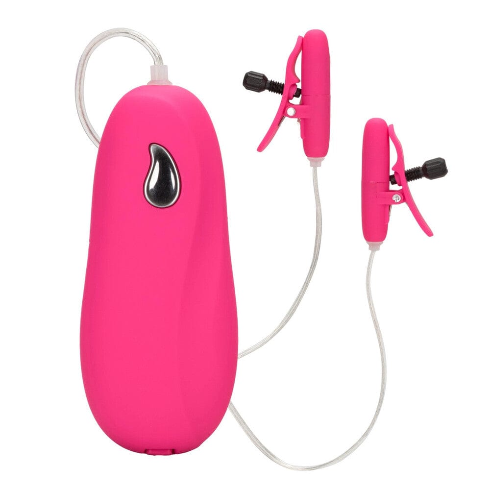 CalExotics Heated Vibrating Nipple Teasers Nipple Vibrator