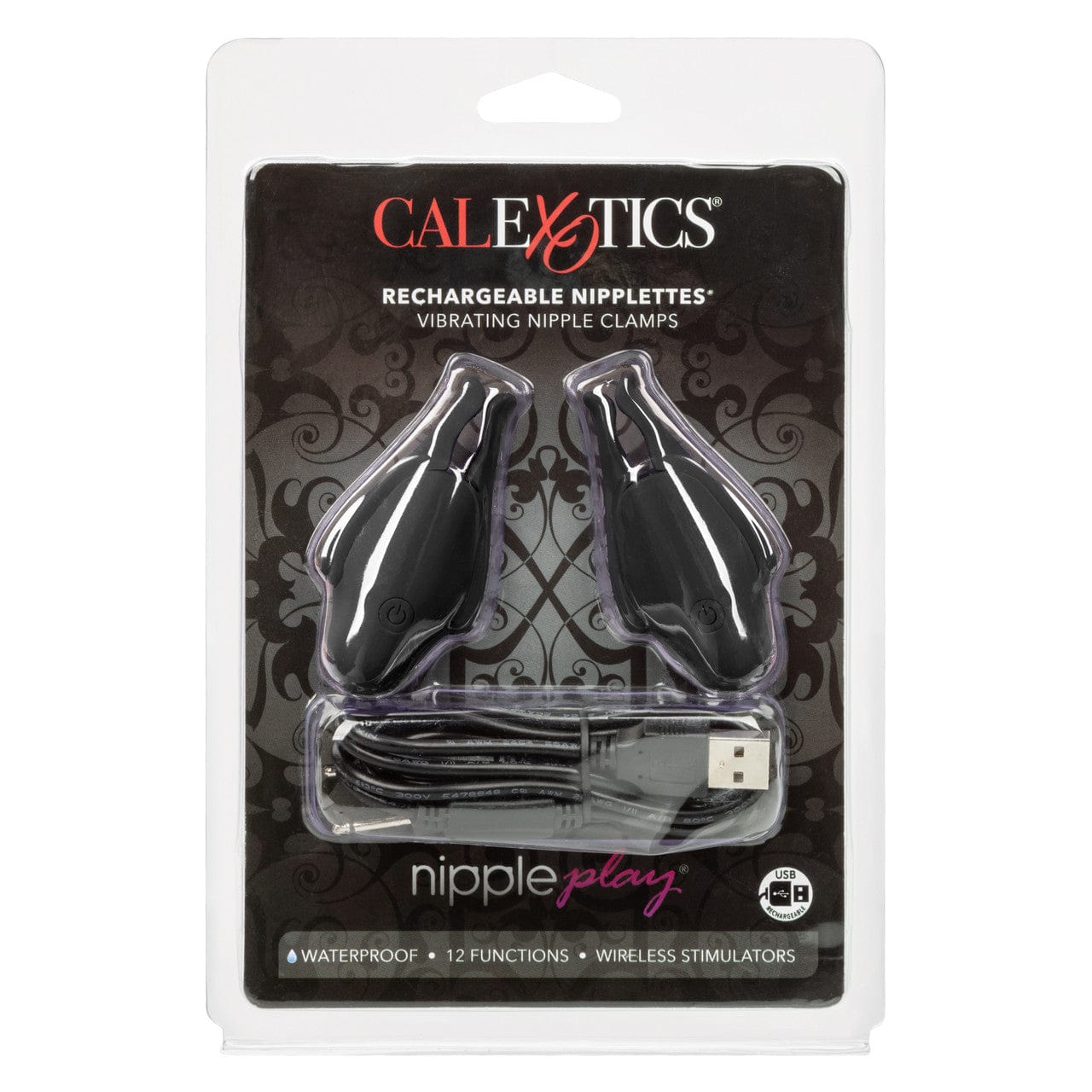 CalExotics Nipple Play Rechargeable Nipplettes Nipple Vibrator