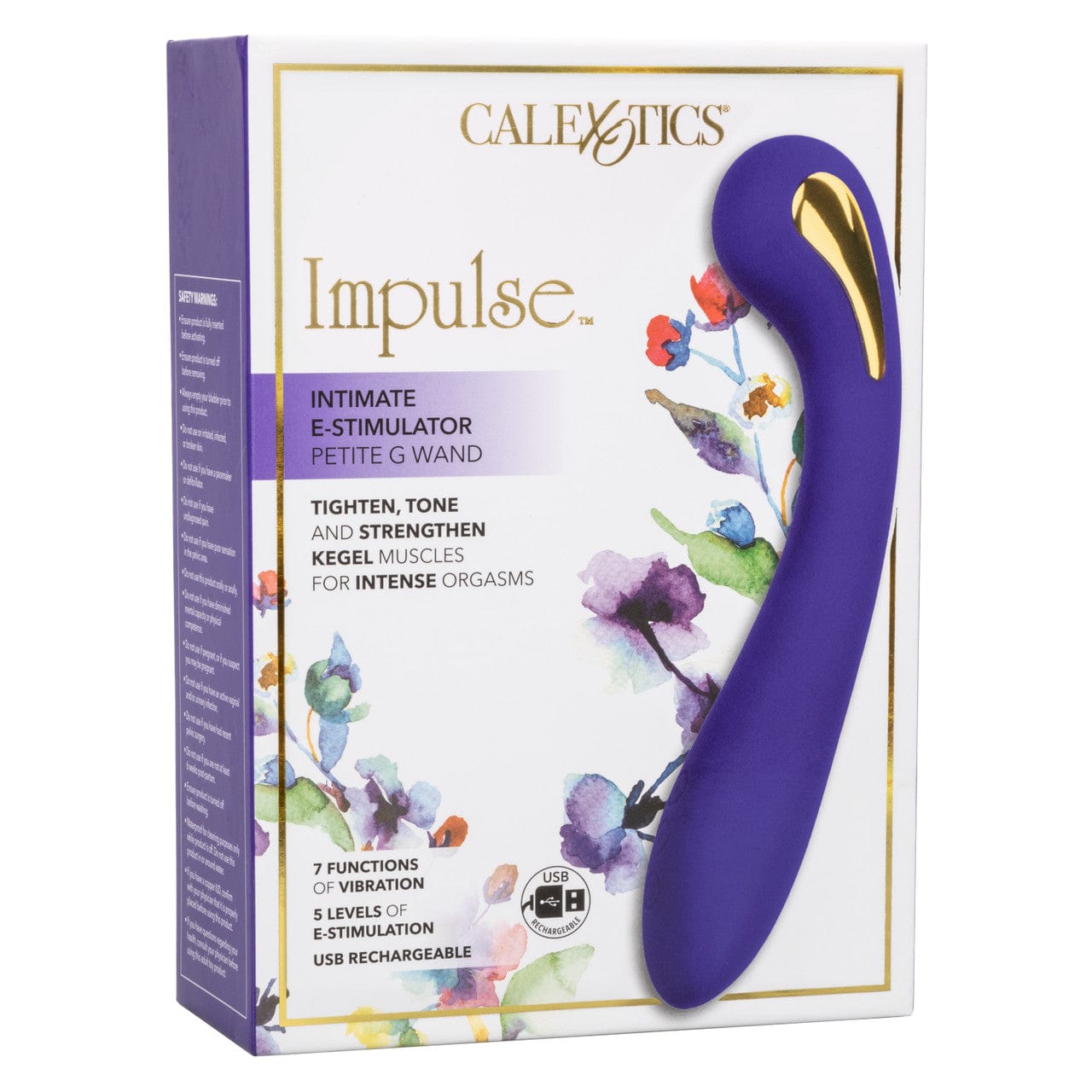 CalExotics Impulse Intimate Estim Petite G Wand Massager Vibrator