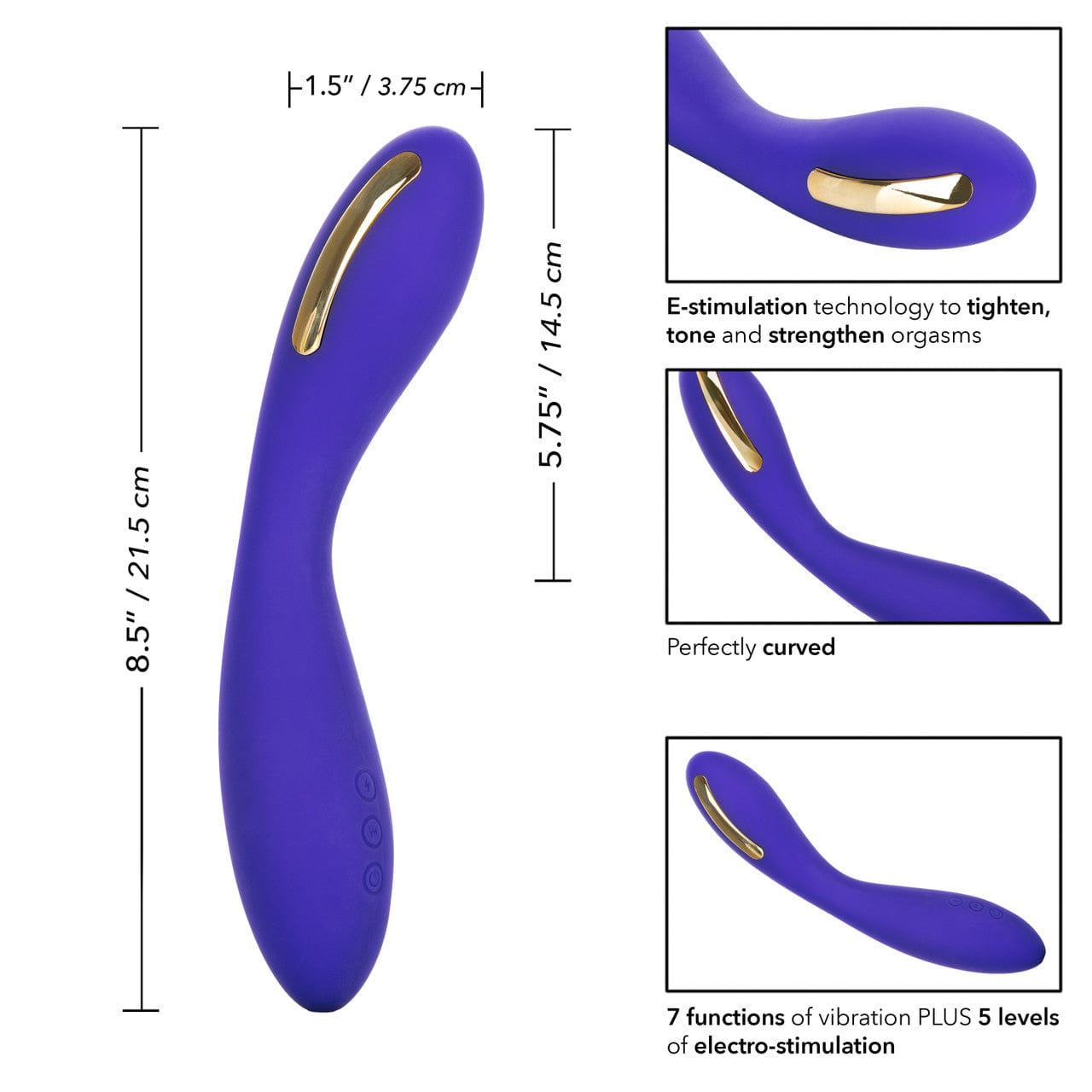 CalExotics Impulse Intimate Estim Wand Massager Vibrator