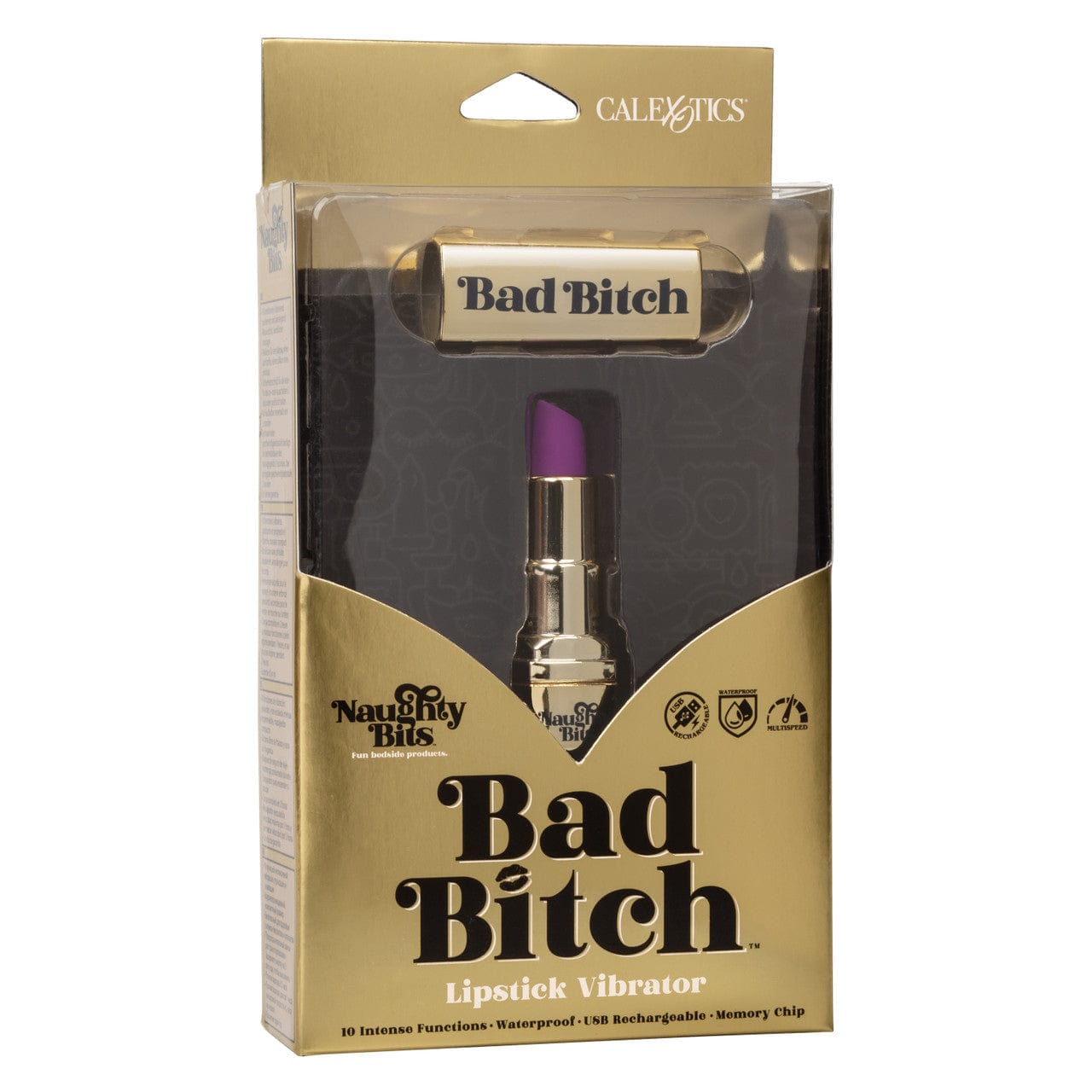 CalExotics Naughty Bits Bad Bitch Lipstick Vibrator Vibrator