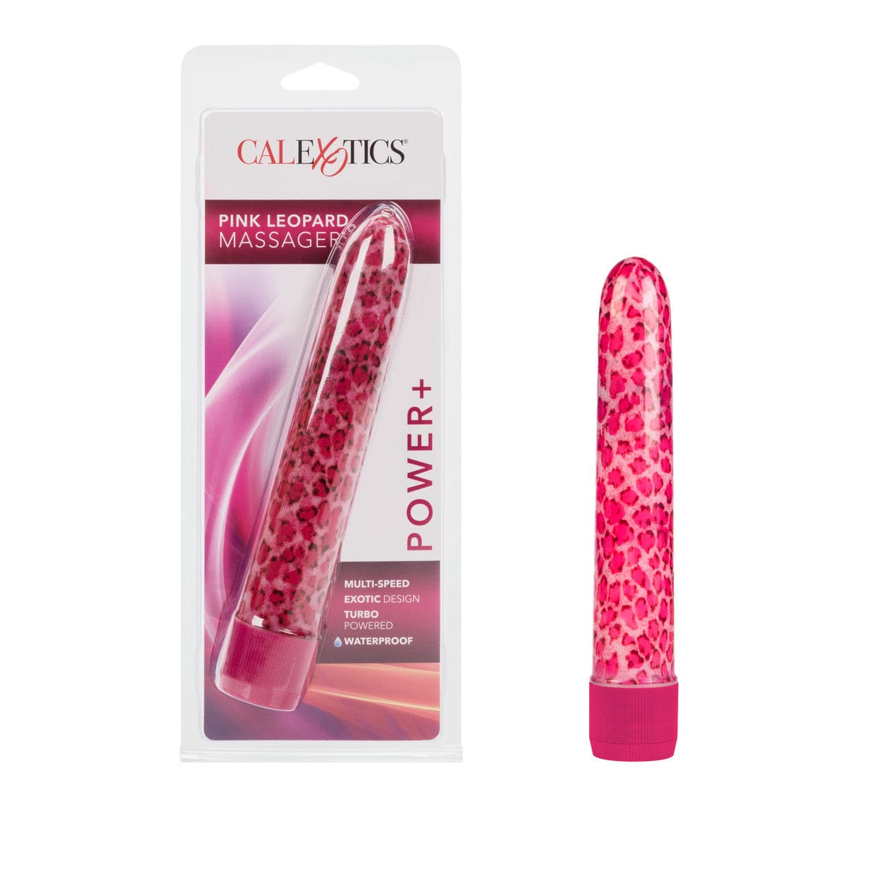 CalExotics Pink Leopard Massager Vibrator Vibrator