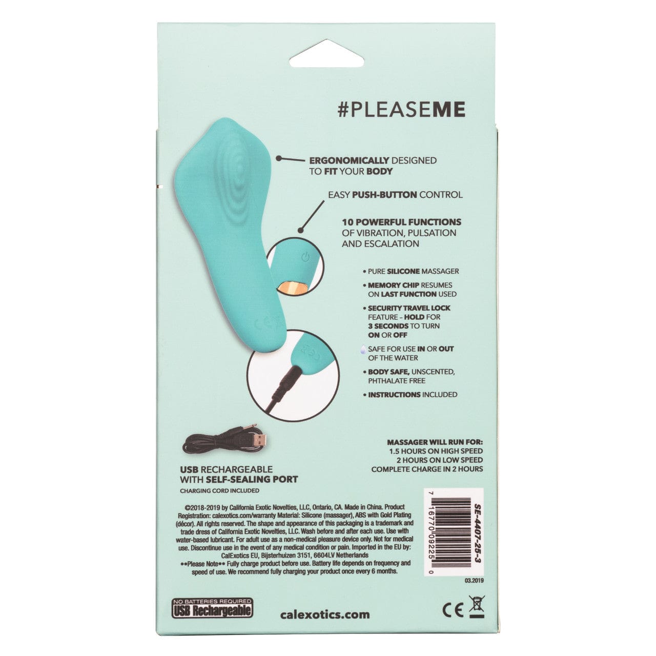 CalExotics Slay Pleaser Clitoral Massager Vibrator