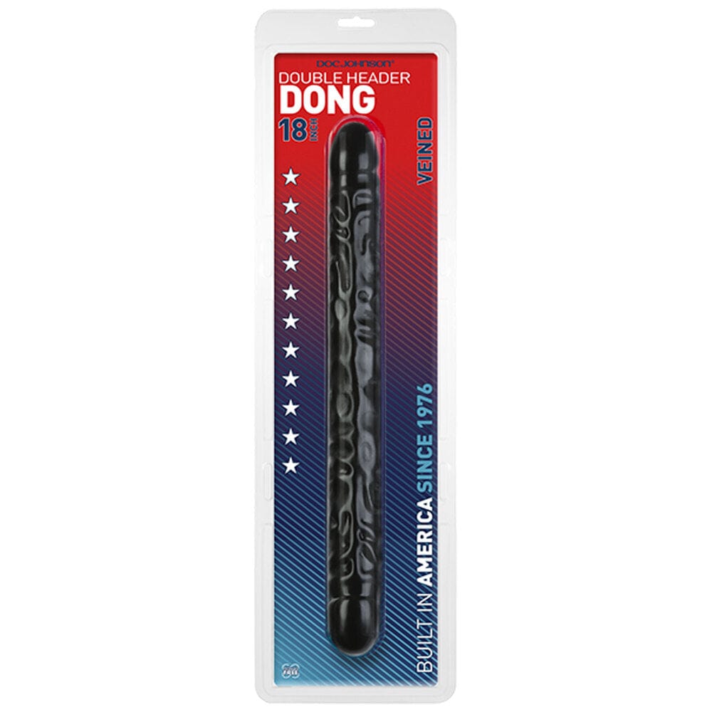 Doc Johnson Double Header 18 Inch Veined Dong Dildo