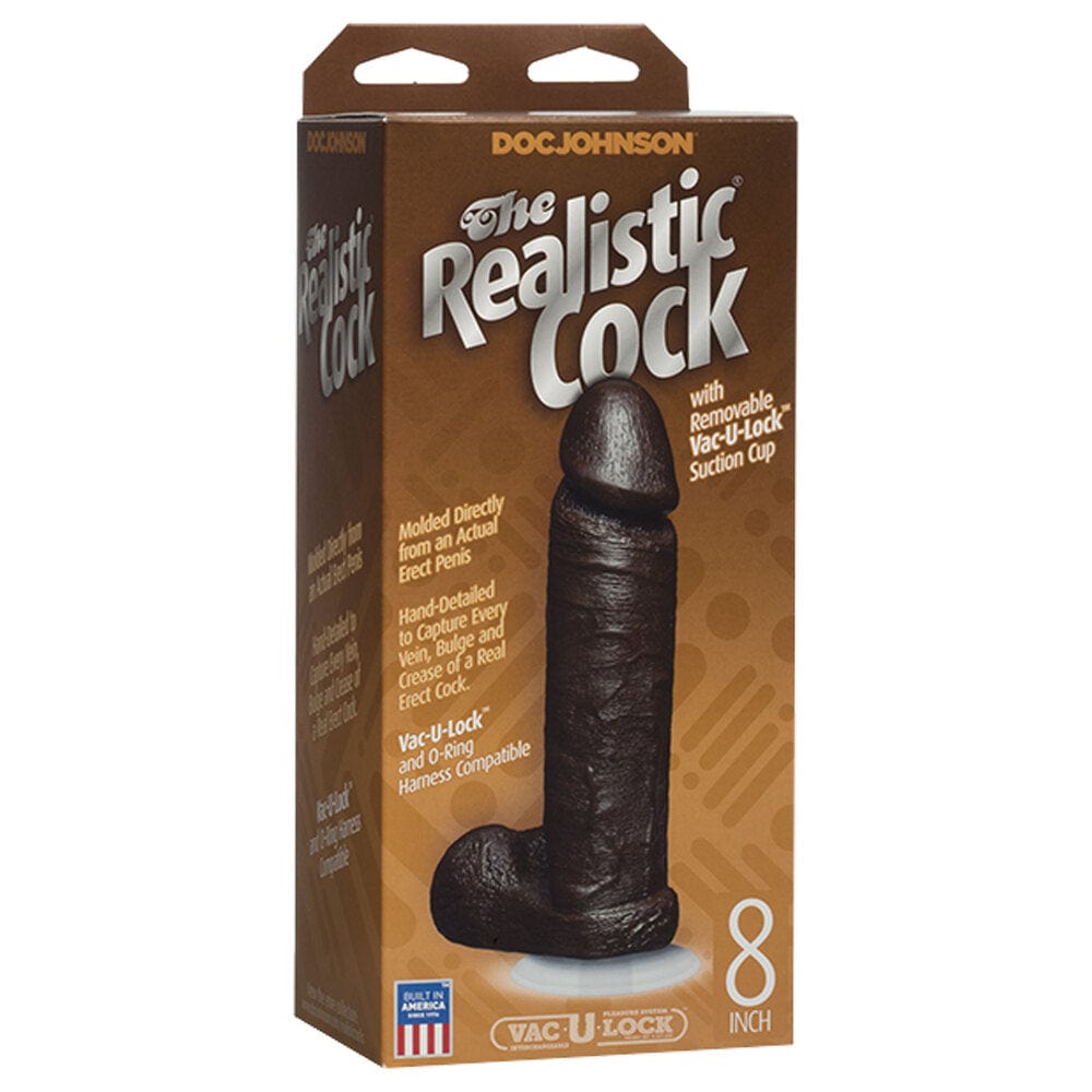 Doc Johnson The Realistic Cock 8 Inch Dildo Realistic Dildos
