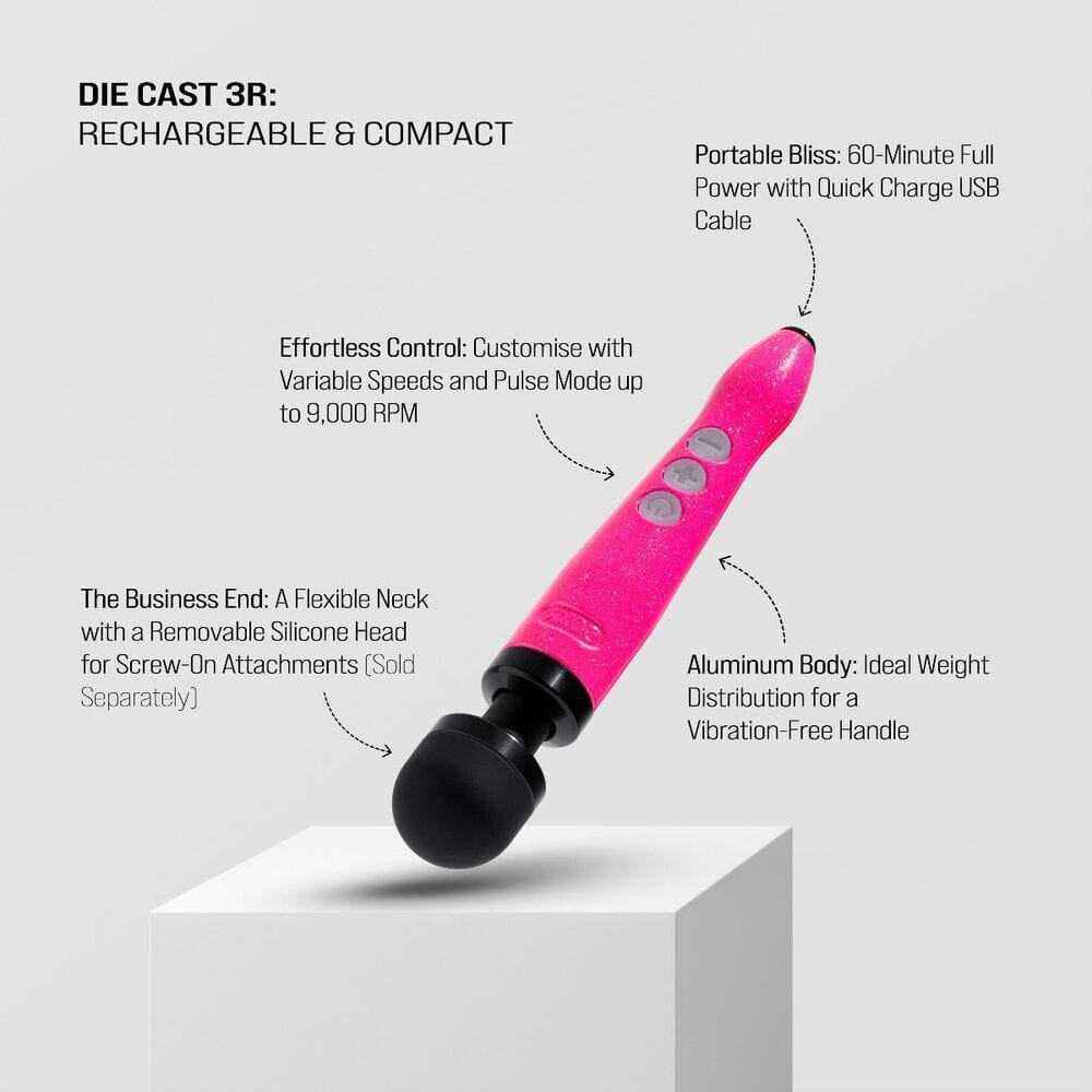 Doxy Doxy Die Cast 3 Rechargeable Wand Wand Massager