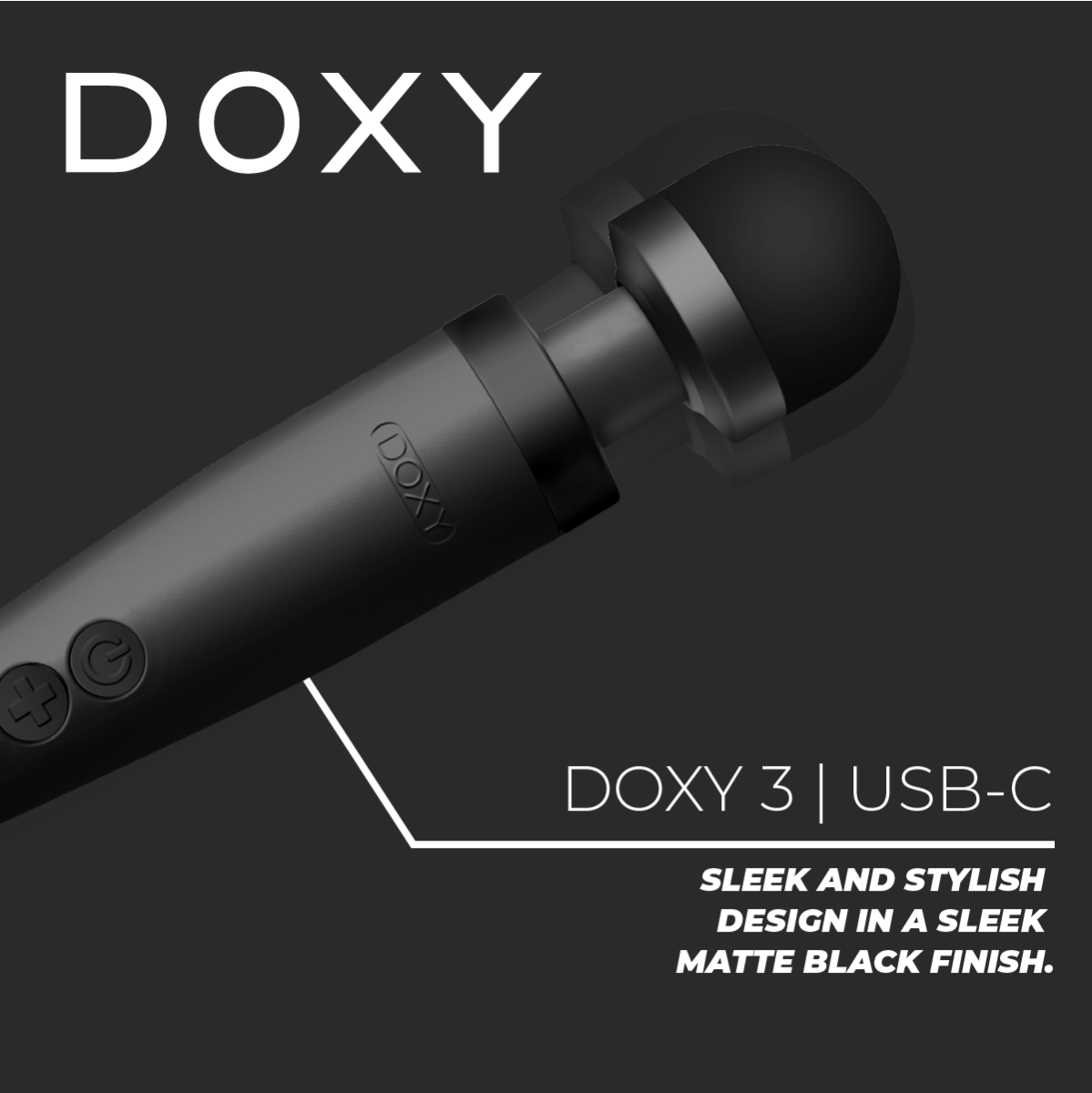 Doxy Doxy Wand 3 USB Powered Wand Massager