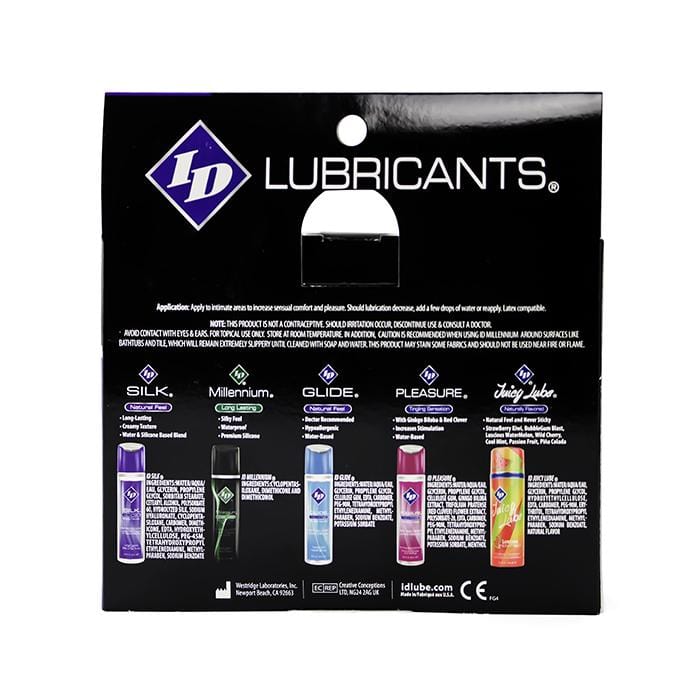 ID Lubricants ID Sensual Lubricants 5 Pack Lubricant