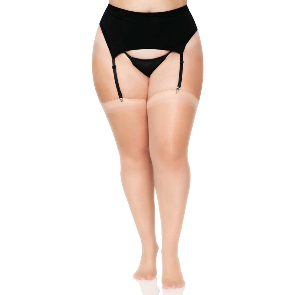 Leg Avenue Leg Avenue Plus Size Sheer Stockings UK 14 to 18 Lingerie