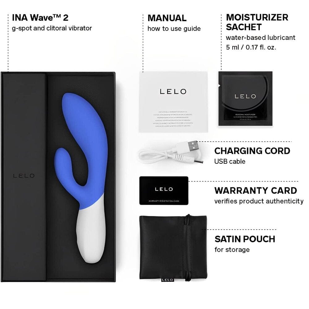 Lelo Lelo Ina Wave 2 Luxury Rechargeable Vibe G-Spot Vibrators