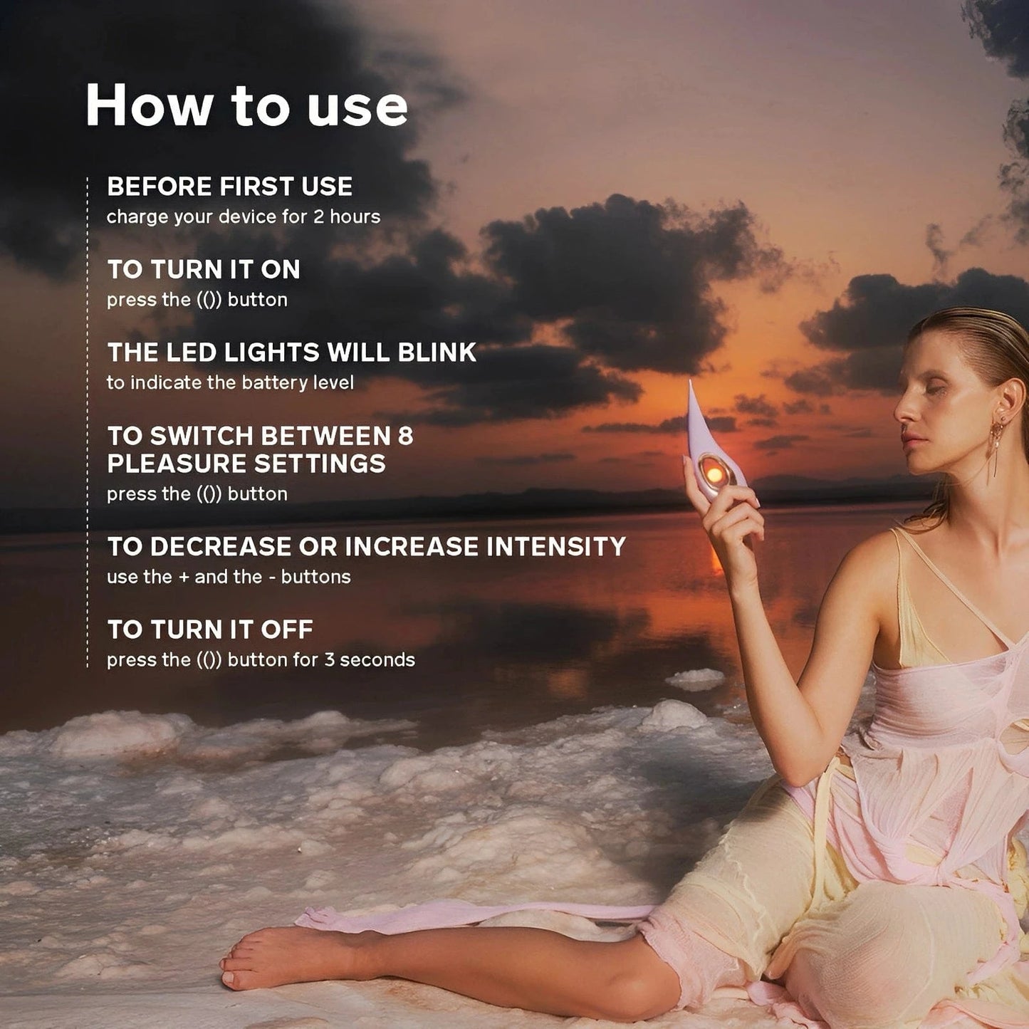 LELO Lelo Dot Elliptical Clitoral Stimulator Vibrator