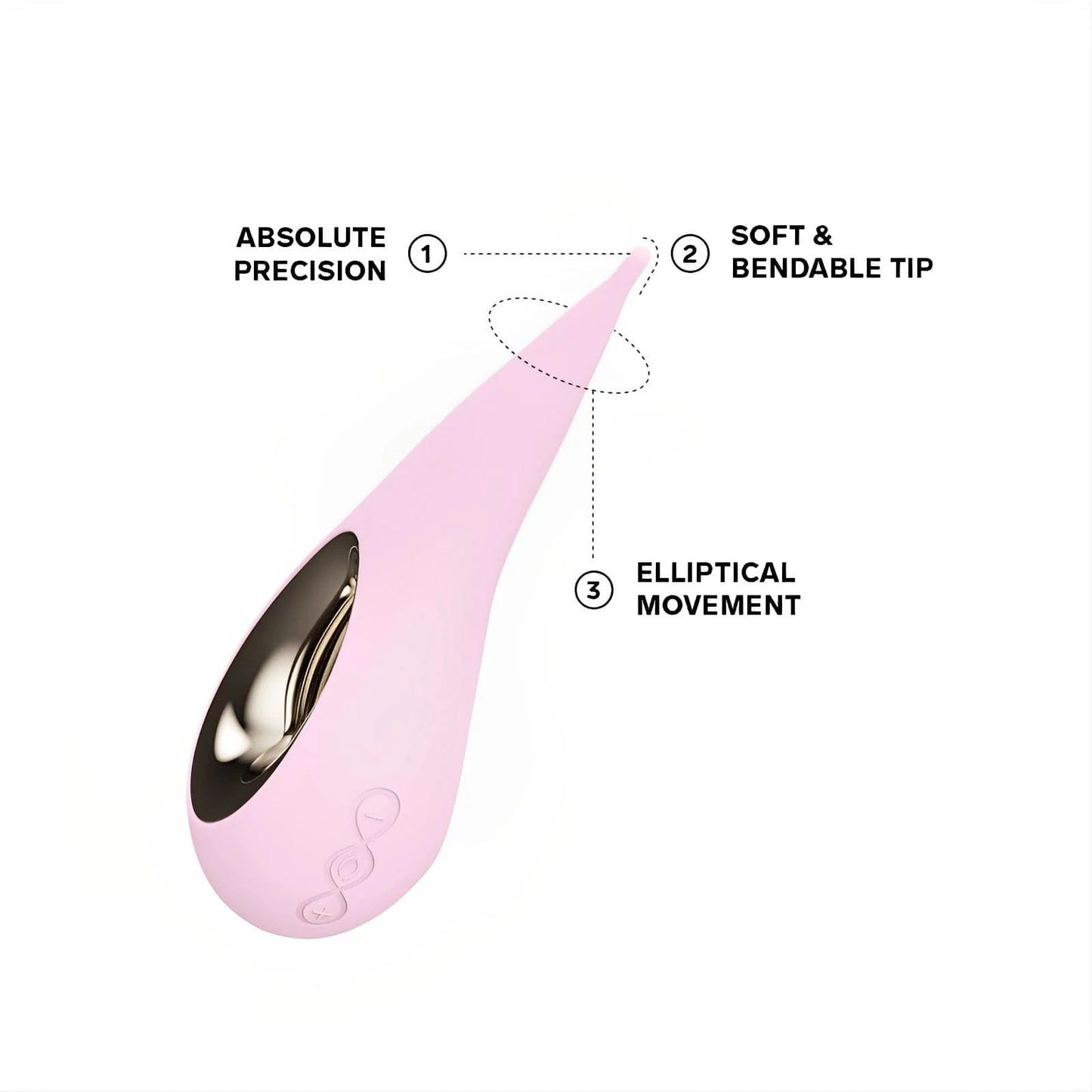 LELO Lelo Dot Elliptical Clitoral Stimulator Vibrator