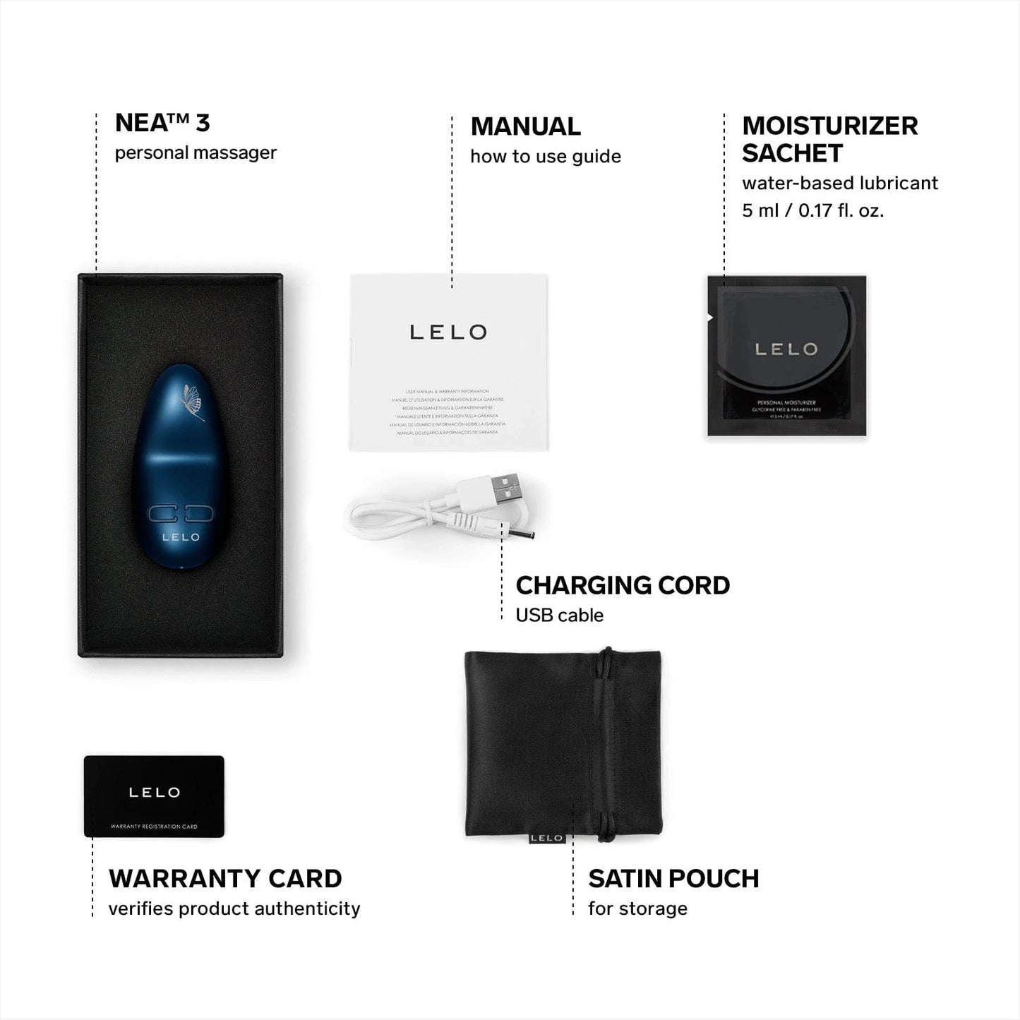 LELO Lelo Nea 3 Petite Personal Massager Vibrator
