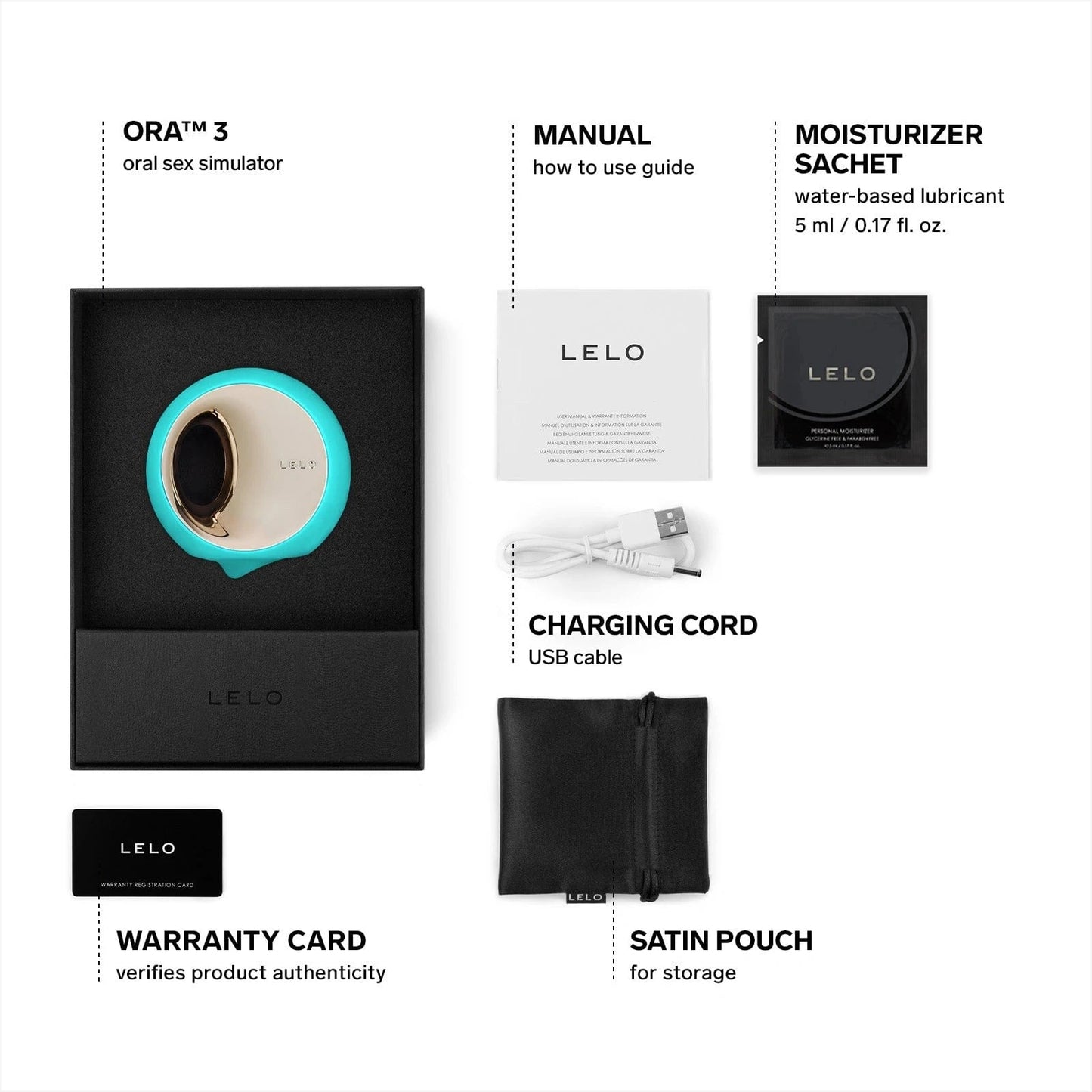 LELO Lelo Ora 3 Oral Sex Stimulator Vibrator