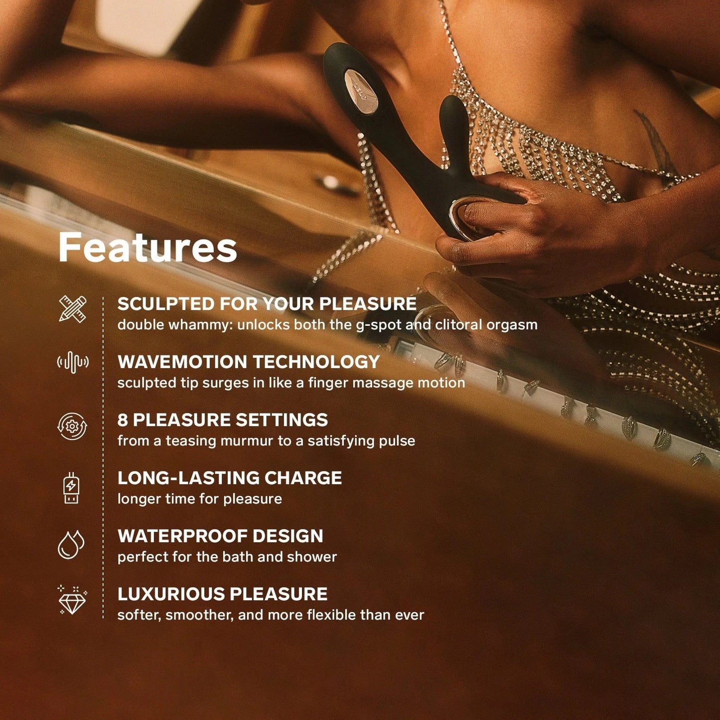 Lelo Lelo Soraya Wave Dual Action Vibrator Vibrator
