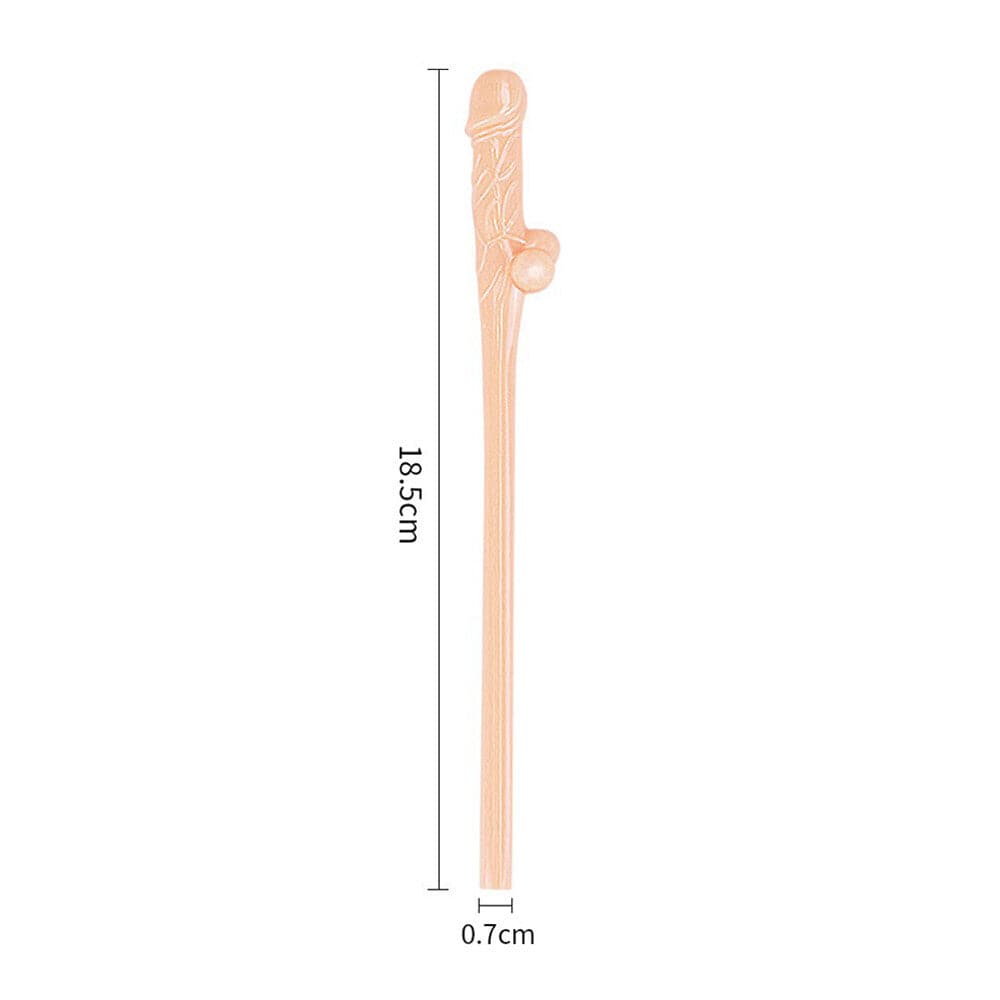 Lovetoy Lovetoy Pack Of 9 Willy Straws Hen And Stag Nights