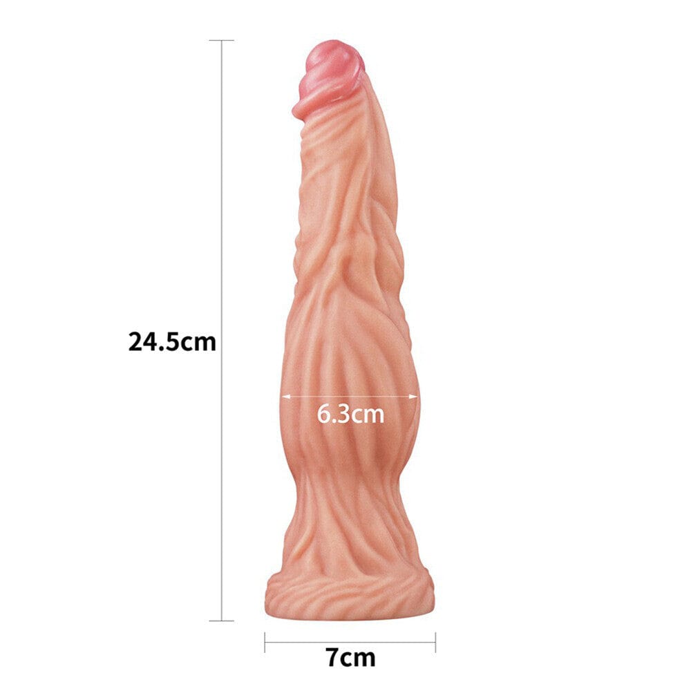 Lovetoy Lovetoy 9.5 Inch Dual Layered Silicone Cock Other Dildos