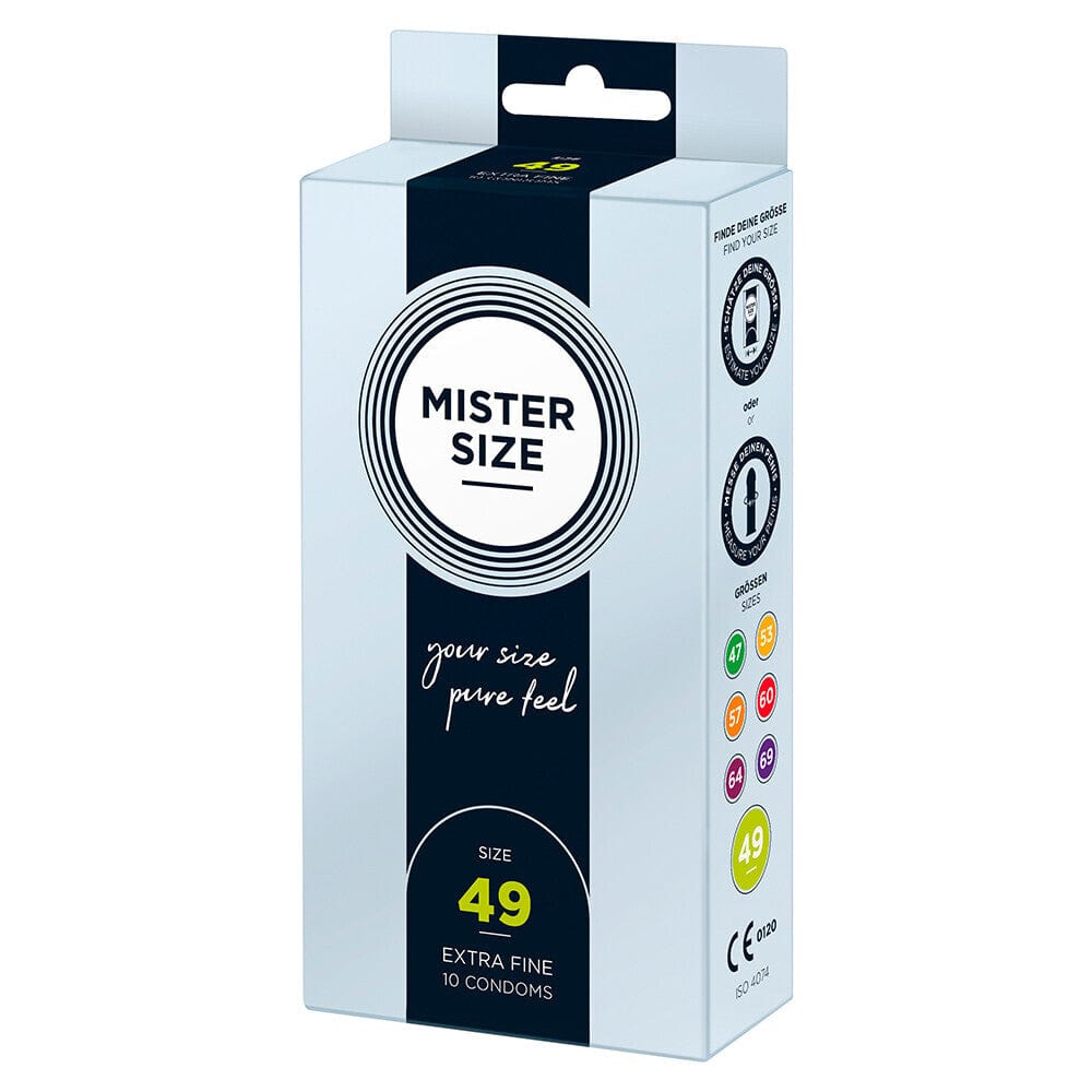 Mister Size Mister Size 49mm Your Size Pure Feel Condoms Natural and Regular